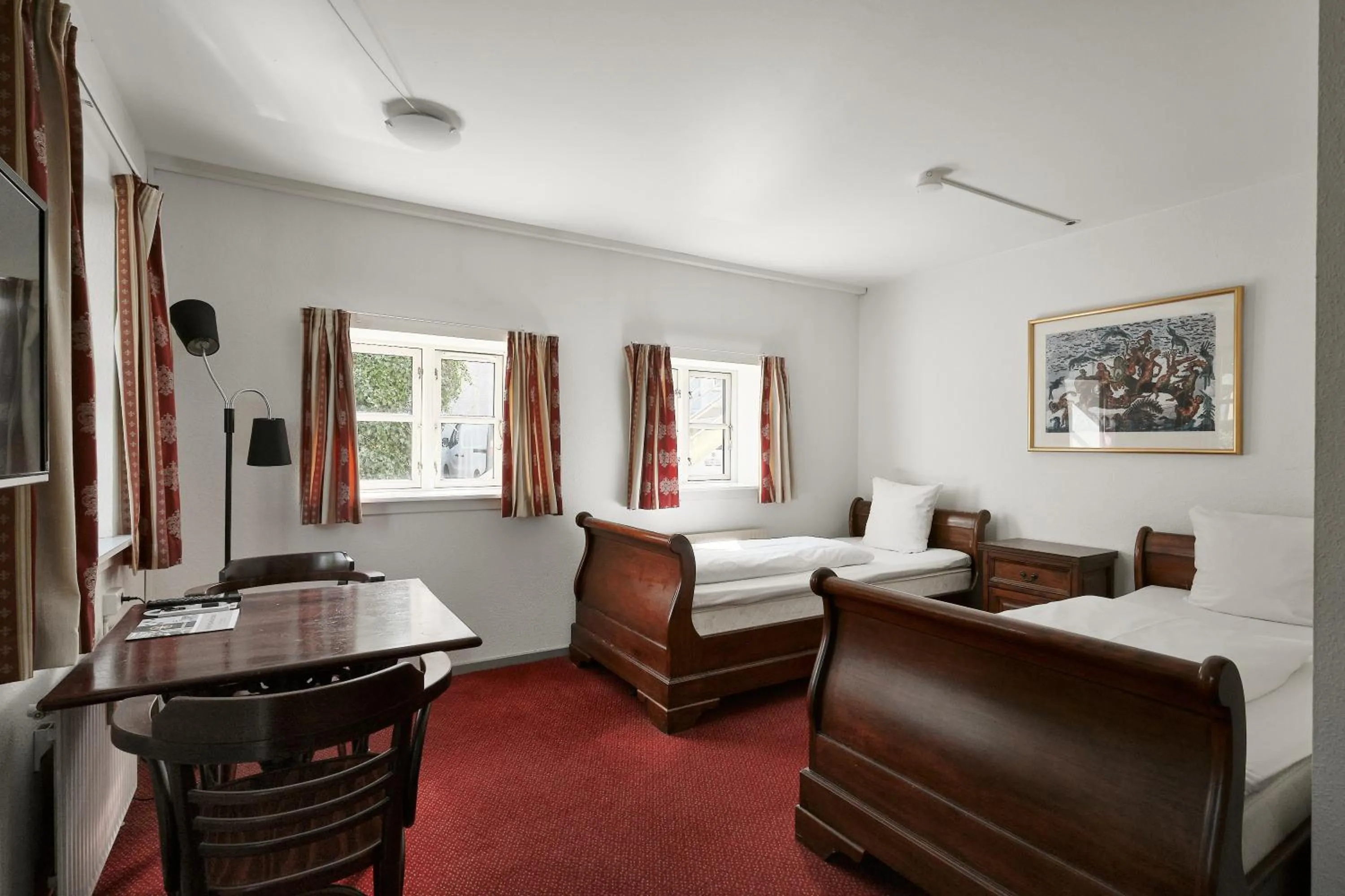 Bedroom, Bed in Hotel Ærø