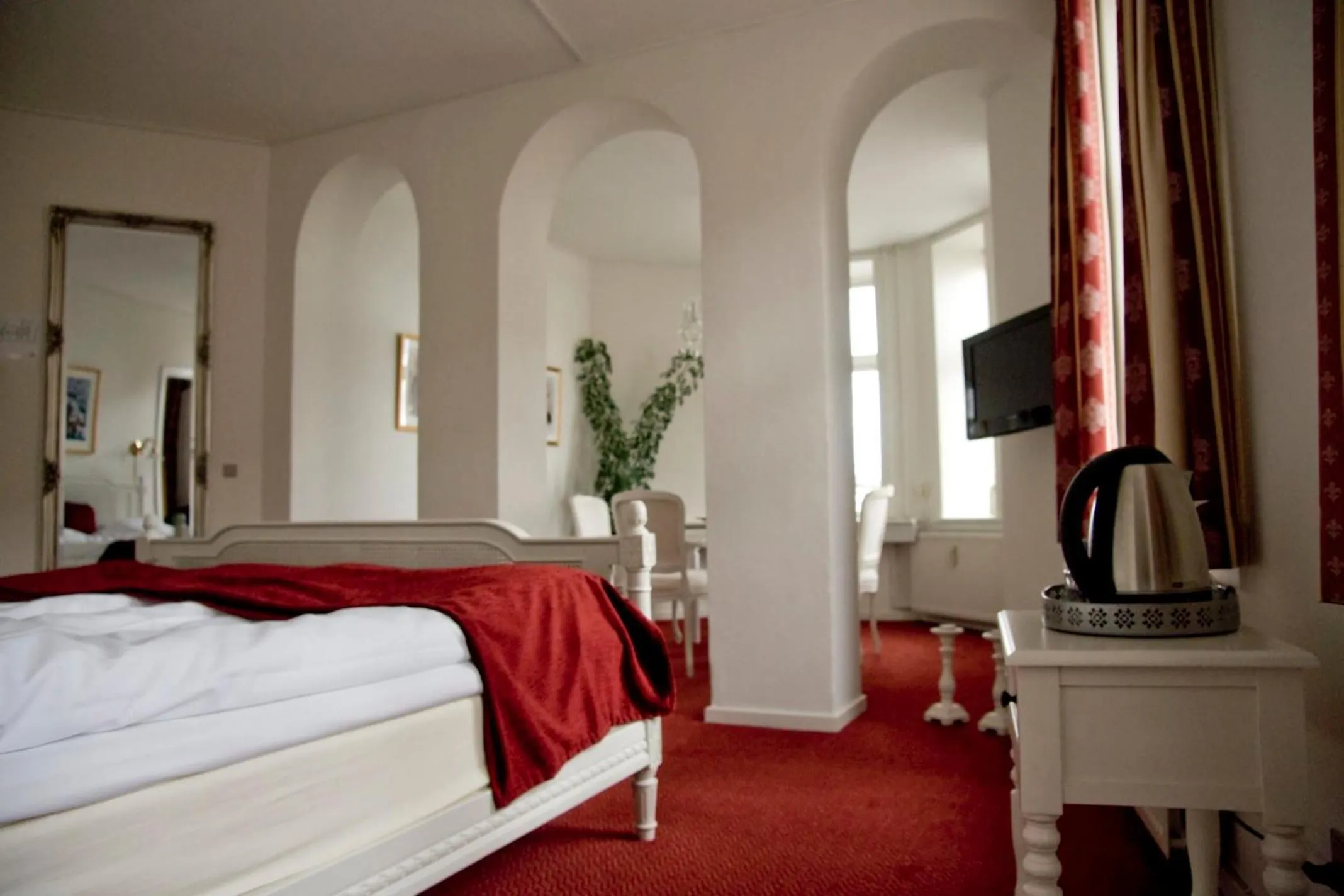 Decorative detail, Bed in Hotel Ærø