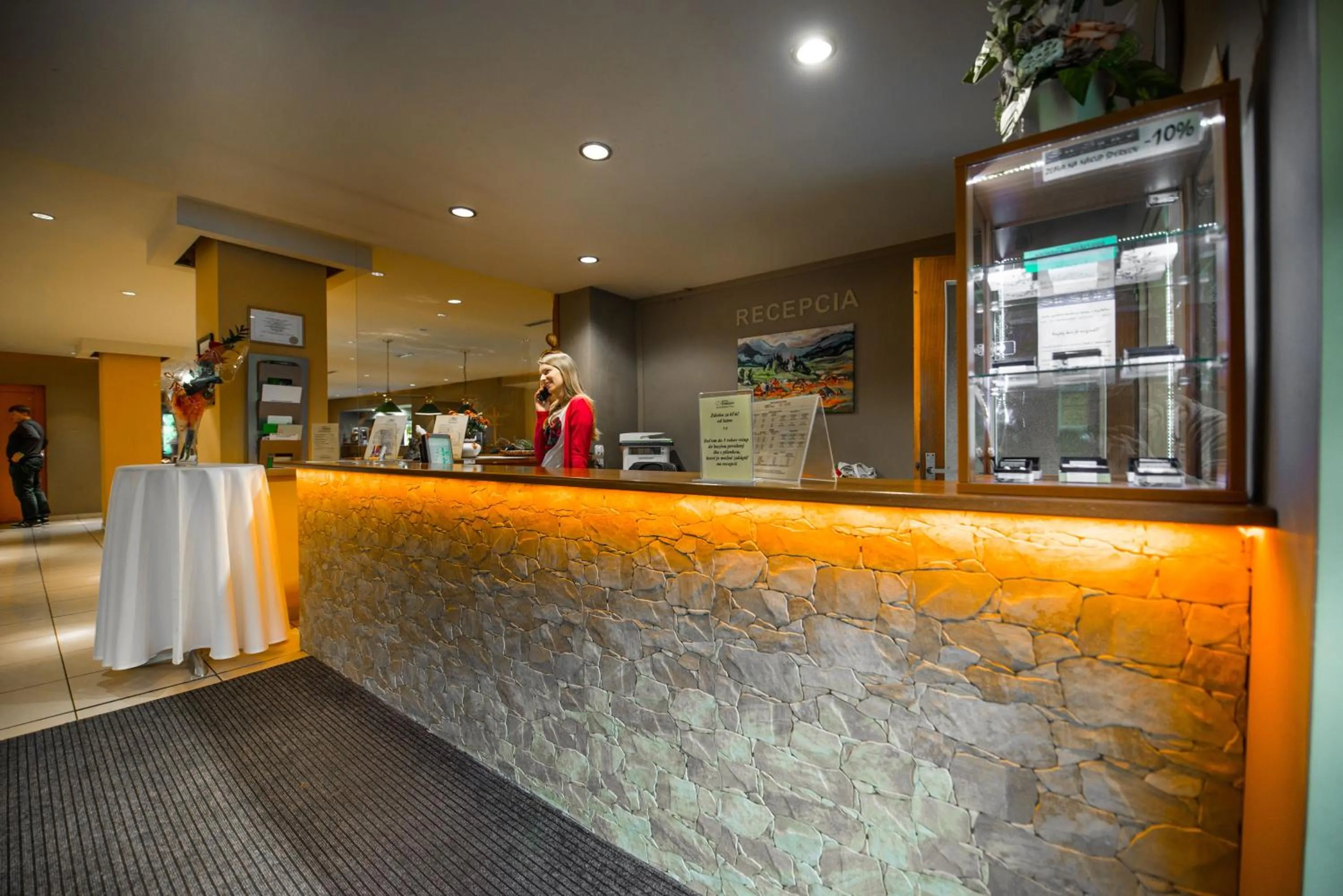 Lobby or reception in Hotel Čingov Slovenský raj