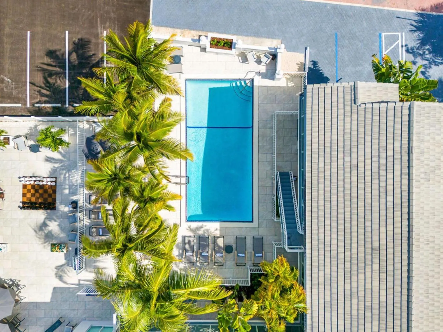 Pool view in The Garden Hotel & Resort