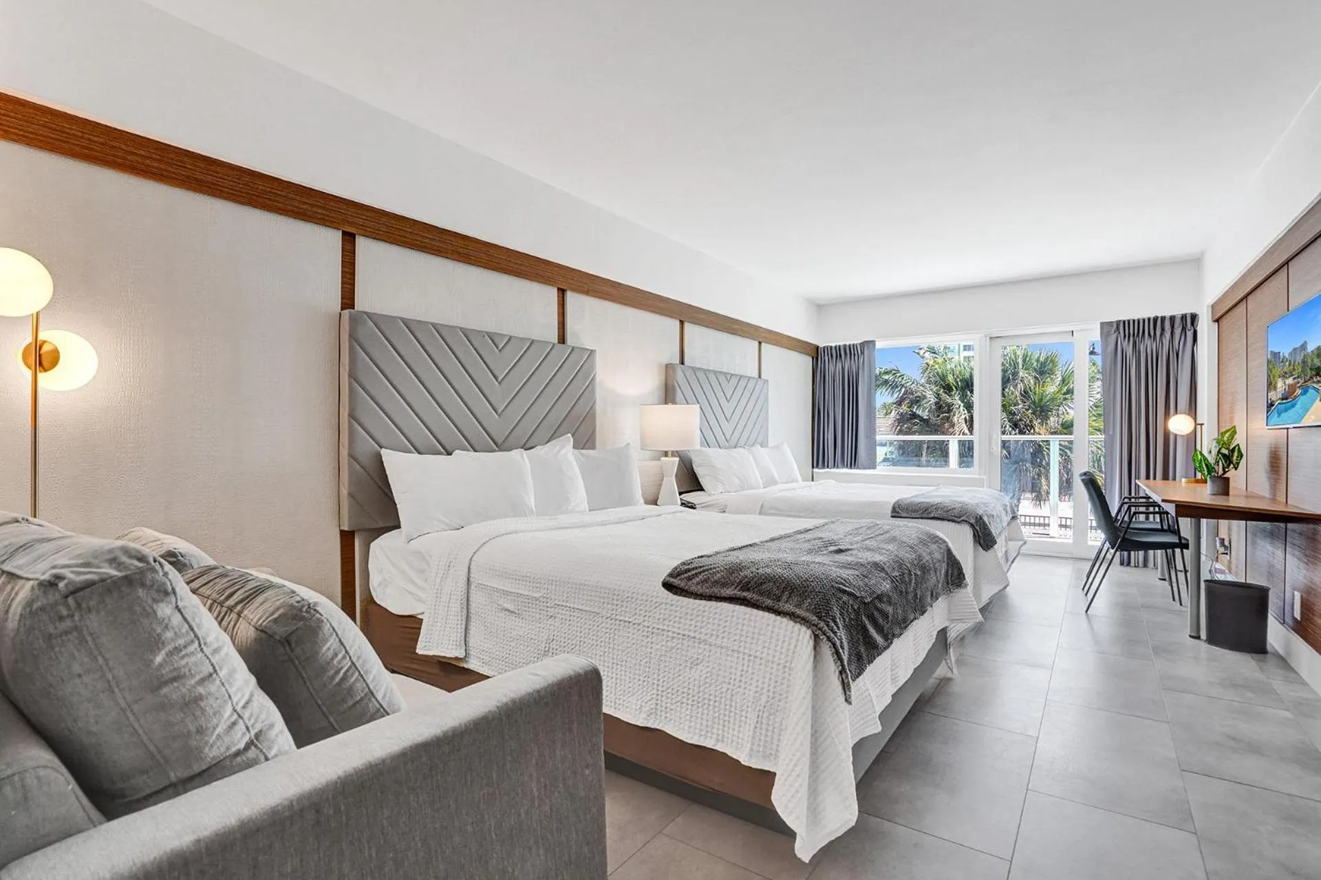 Superior Two Queen with Balcony  in Royal Beach Palace