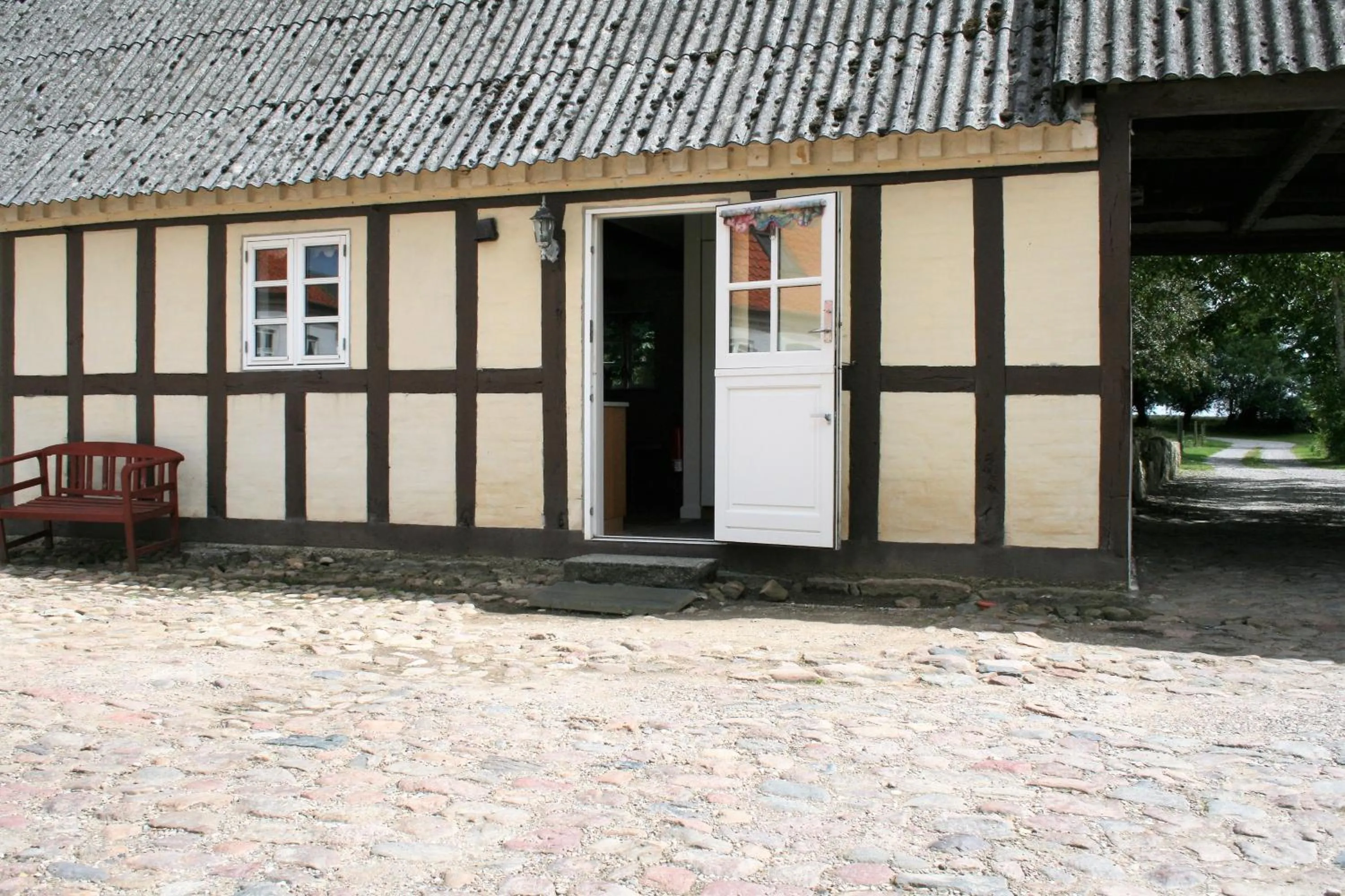 Facade/entrance in Ferielejlighed på Rødkærgård