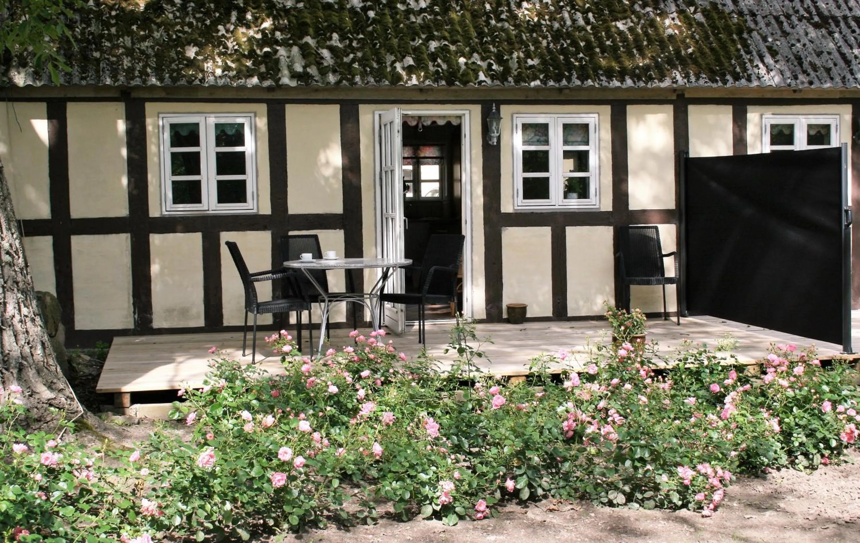 Garden in Ferielejlighed på Rødkærgård
