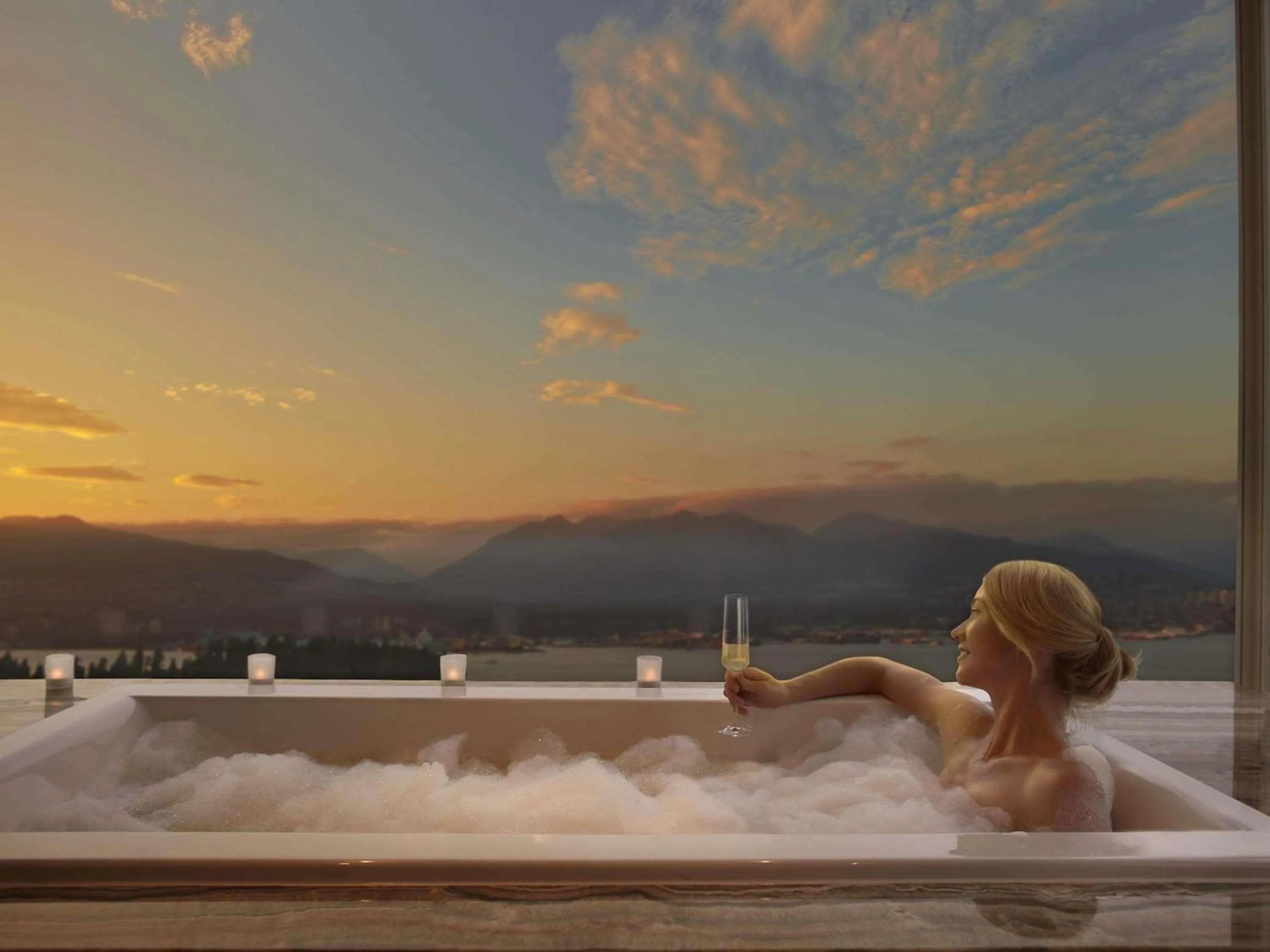 Bedroom in Fairmont Pacific Rim
