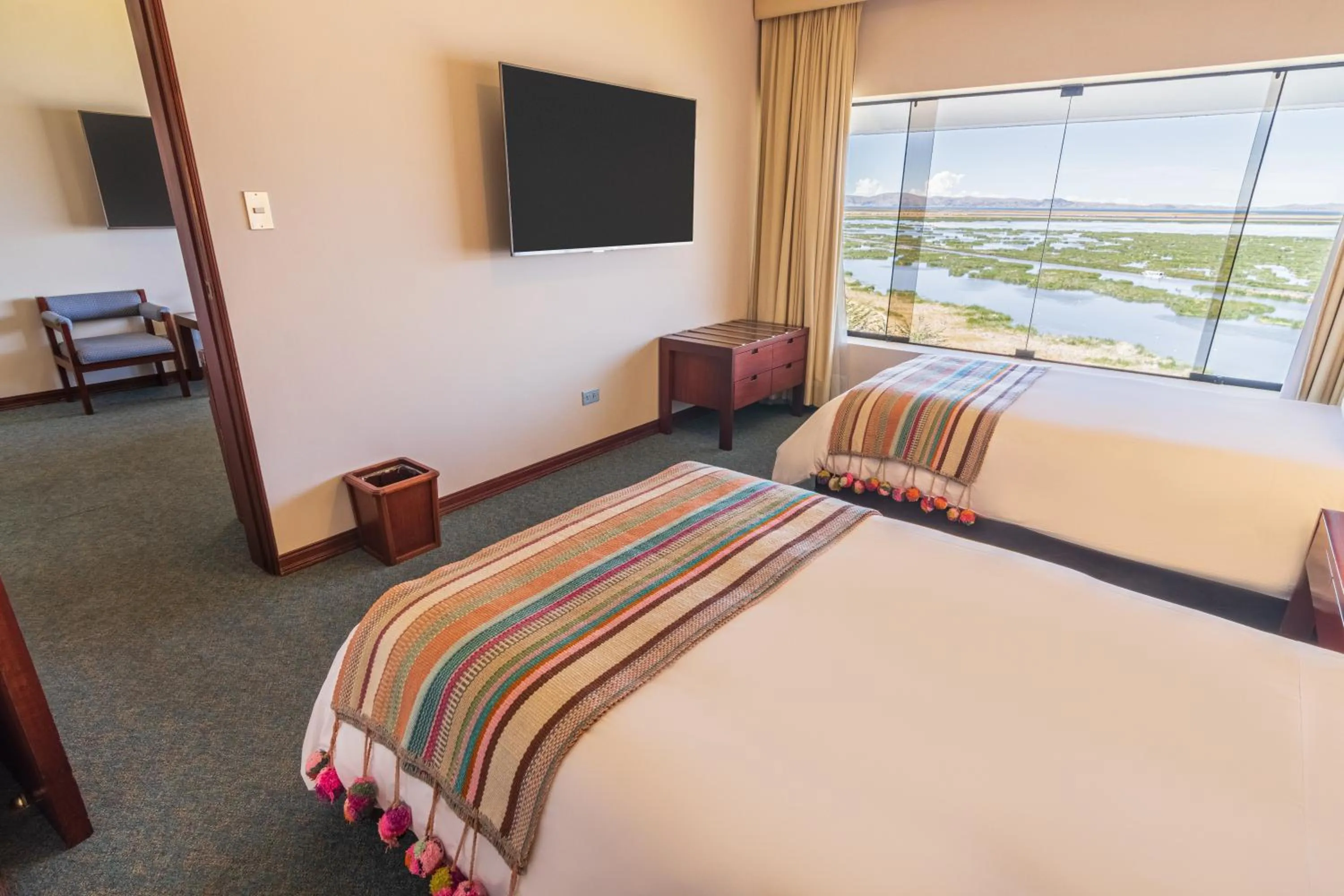 Bed in GHL Hotel Lago Titicaca