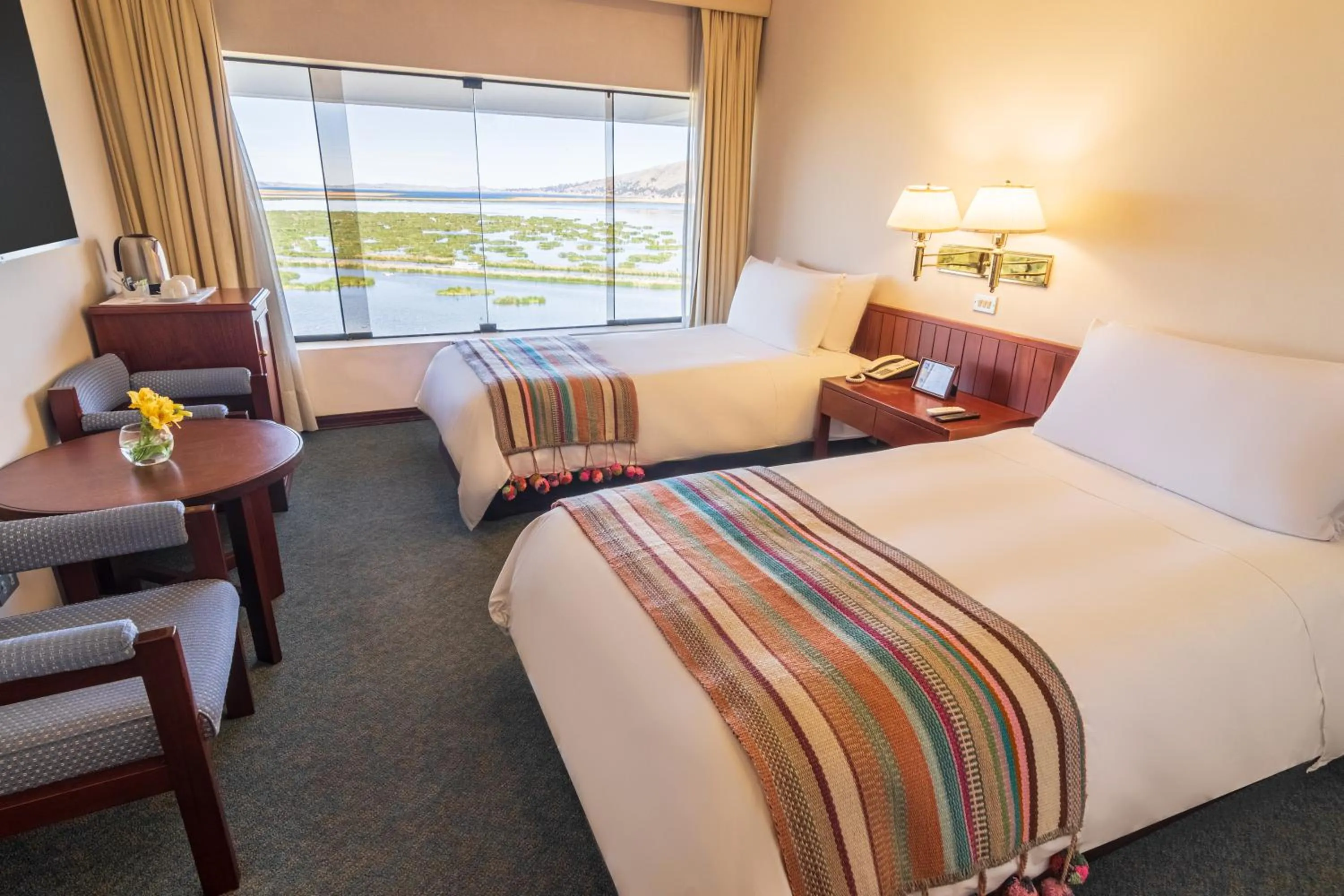 Bed in GHL Hotel Lago Titicaca