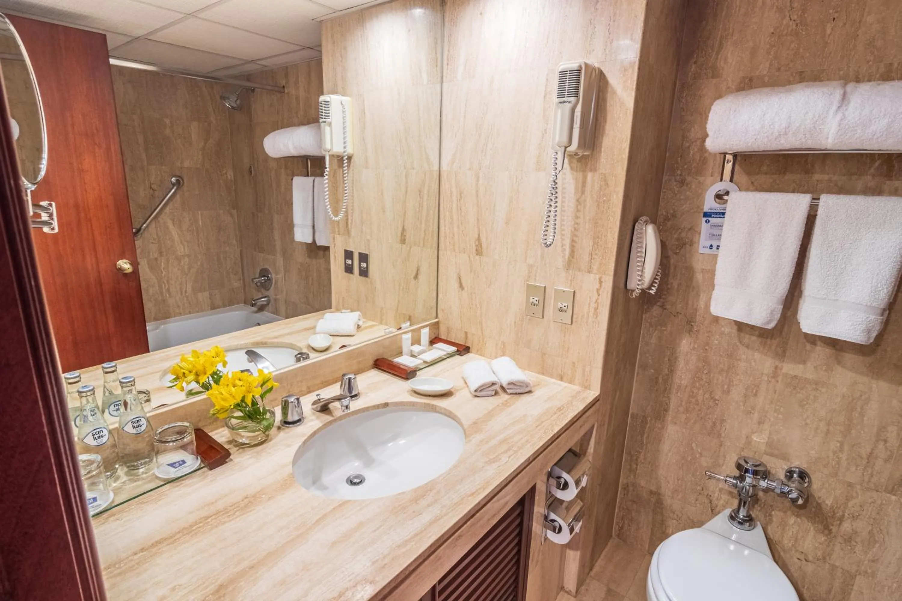 Shower in GHL Hotel Lago Titicaca