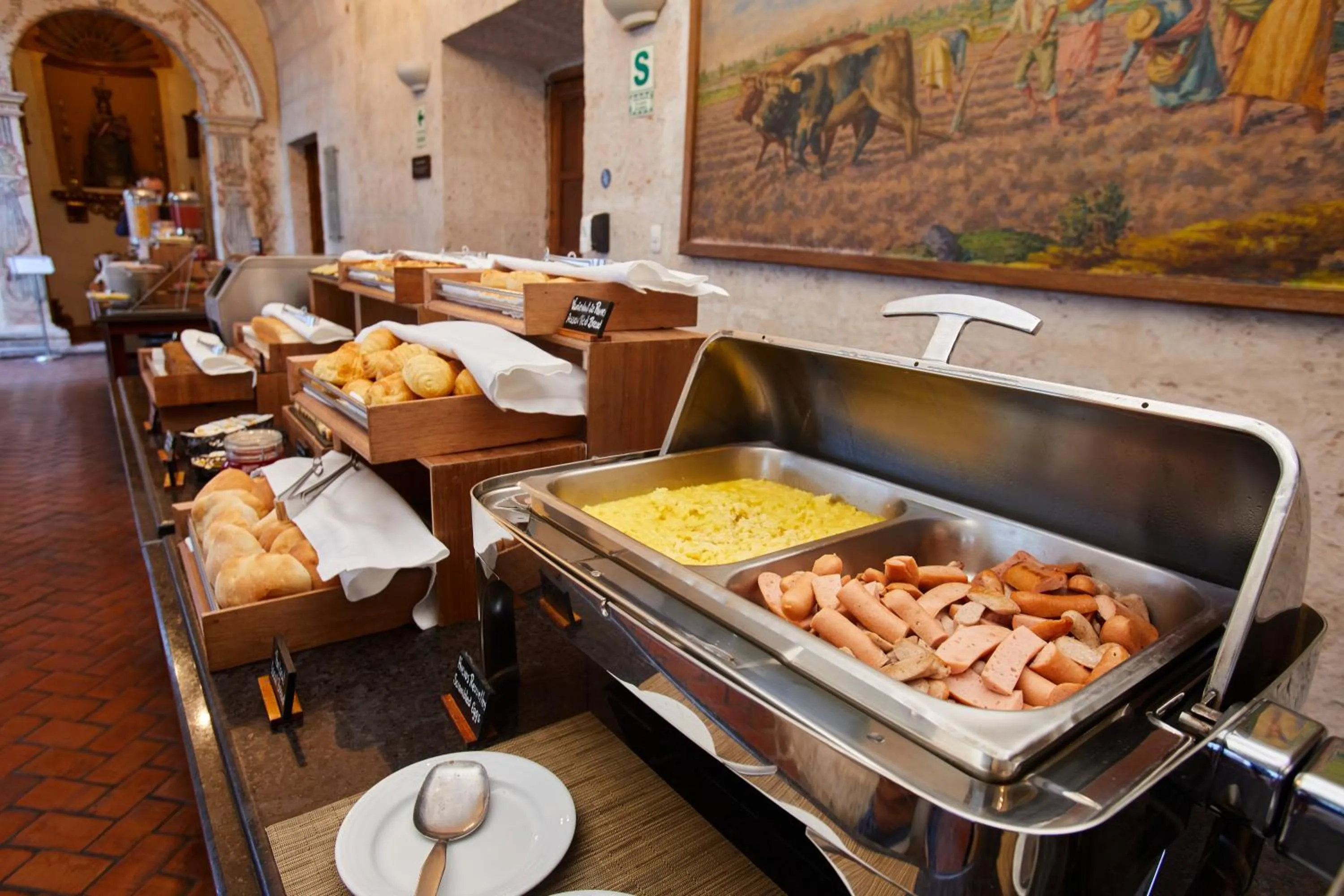 Buffet breakfast in Casa Andina Premium Arequipa