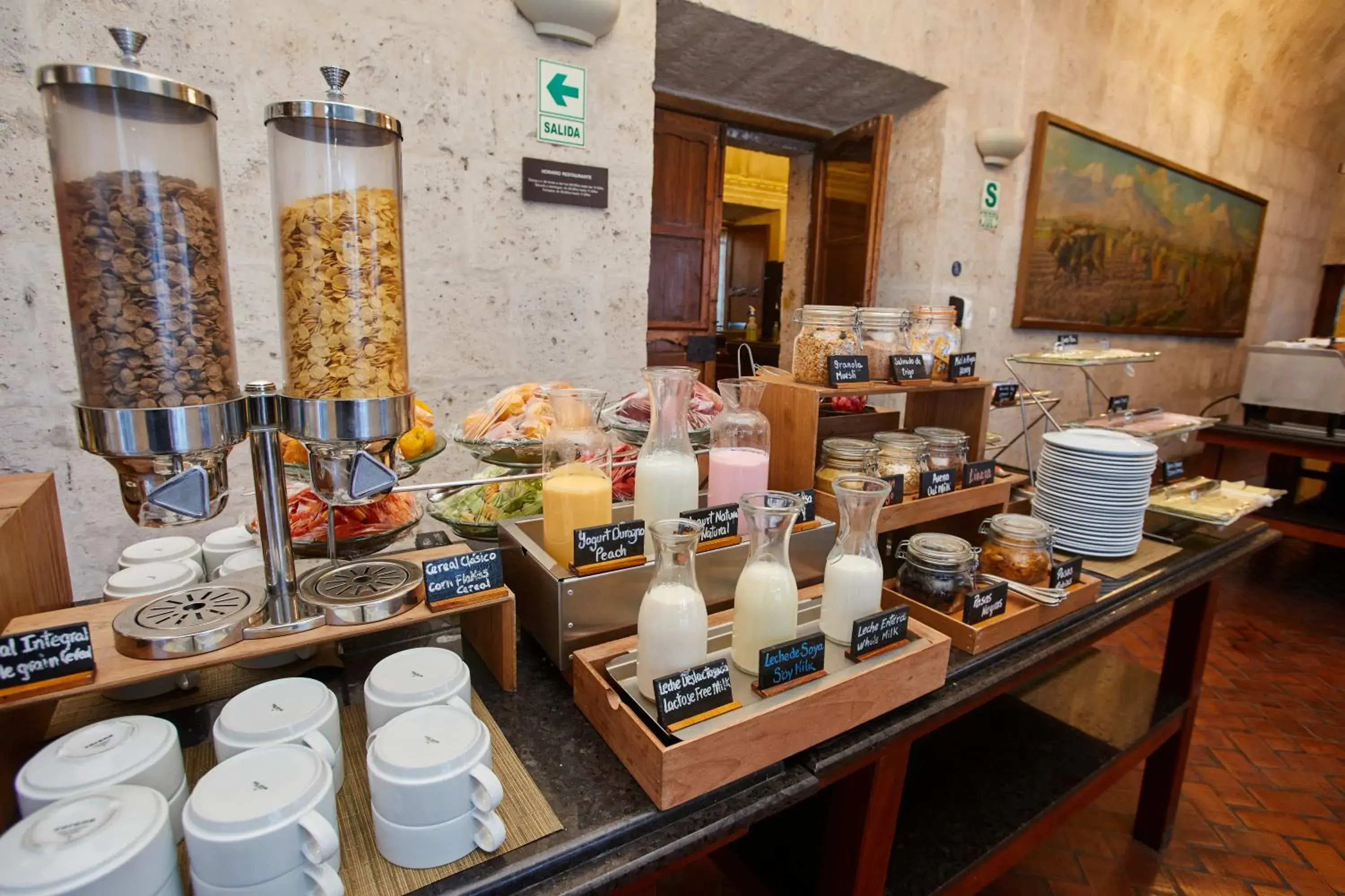 Buffet breakfast in Casa Andina Premium Arequipa Buffet breakfast in Casa Andina Premium Arequipa