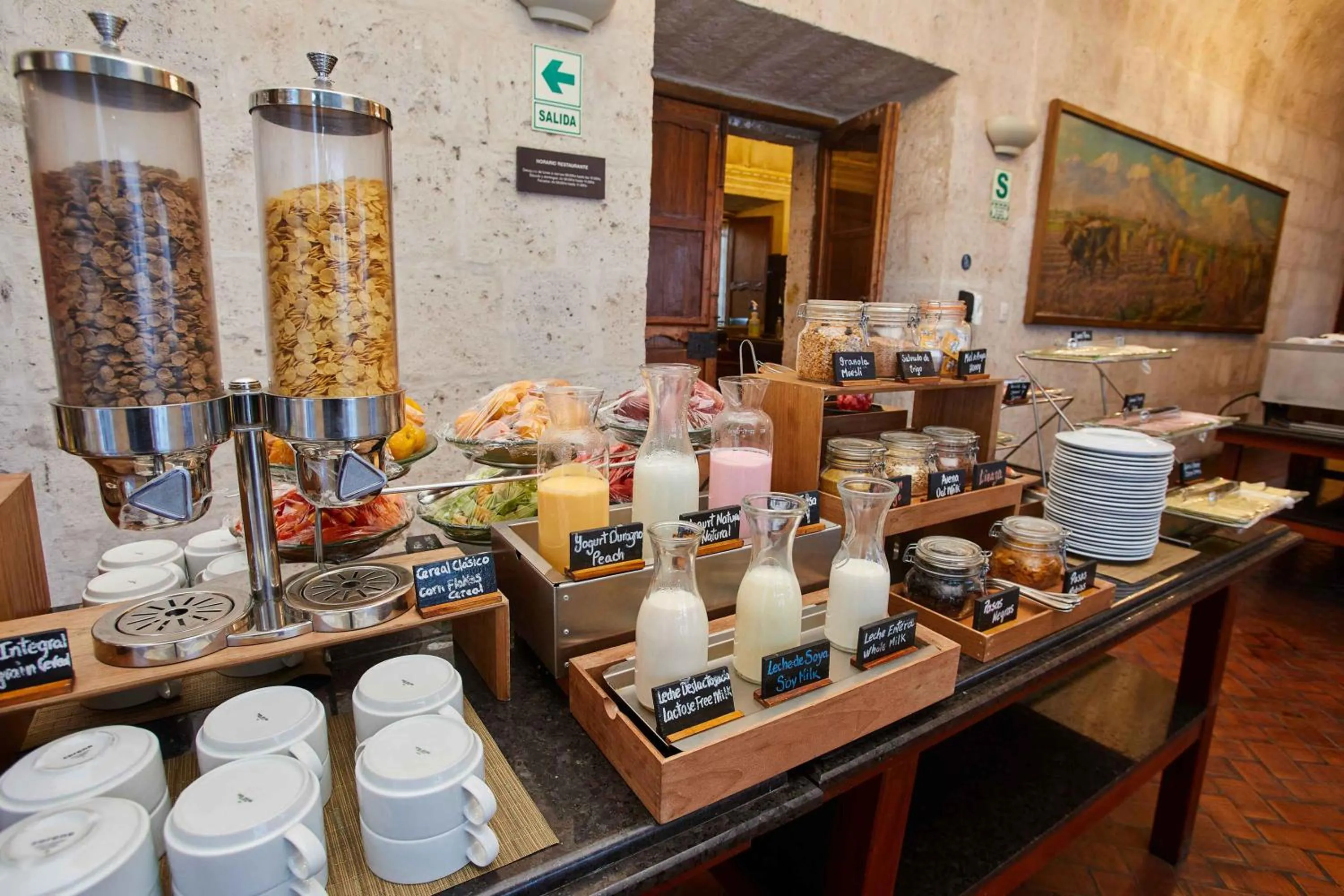 Buffet breakfast in Casa Andina Premium Arequipa