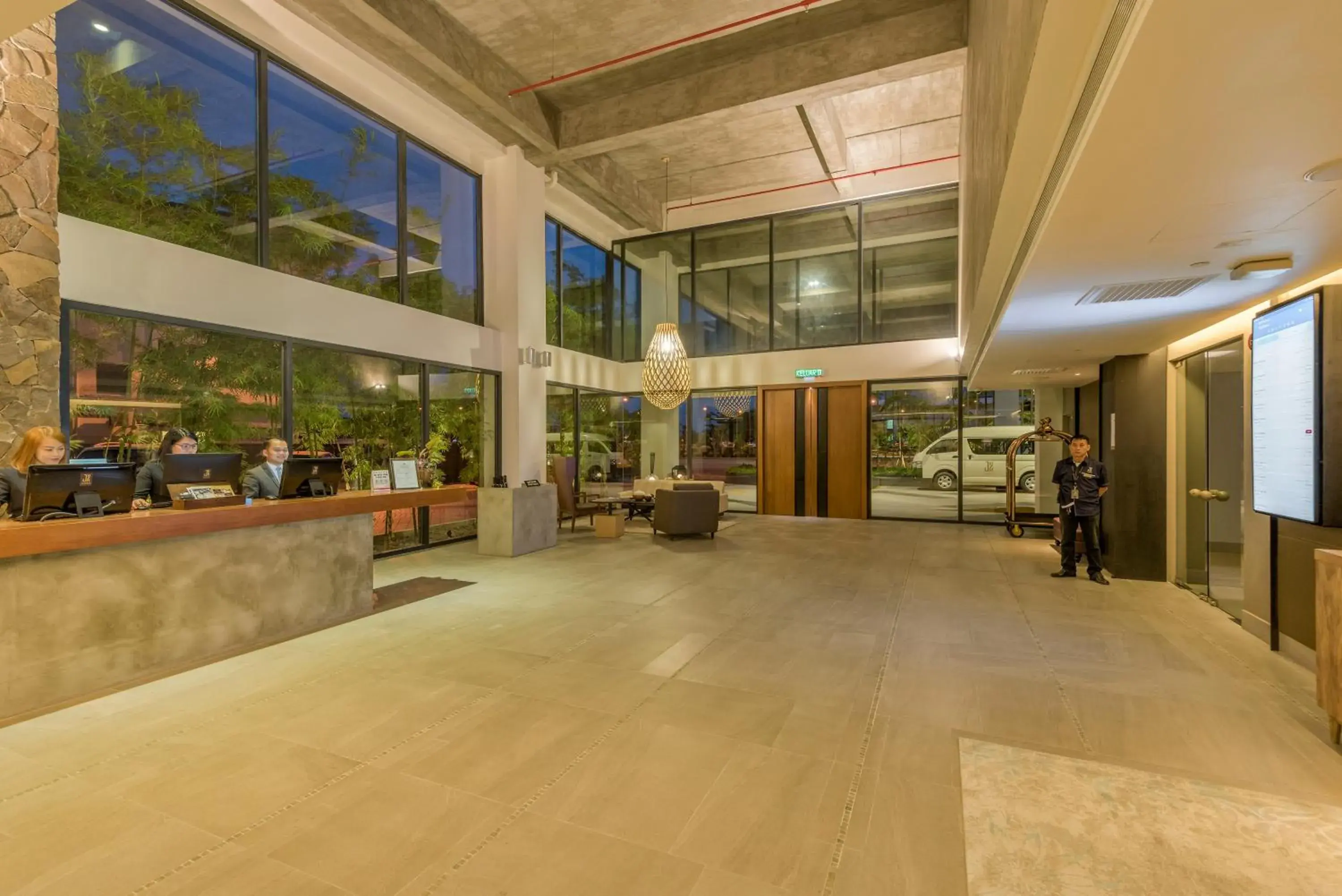 Lobby or reception in Jinhold Hotel & Serviced Apartment Lobby or reception in Jinhold Hotel & Serviced Apartment