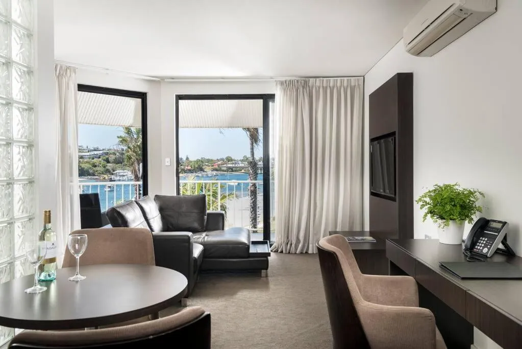 Living room in Pier 21 Riverside Apartment Hotel