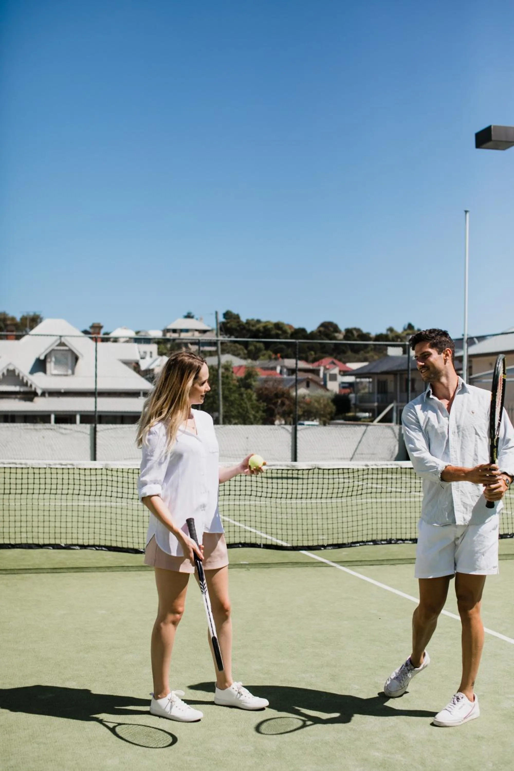 Tennis court in Pier 21 Riverside Apartment Hotel