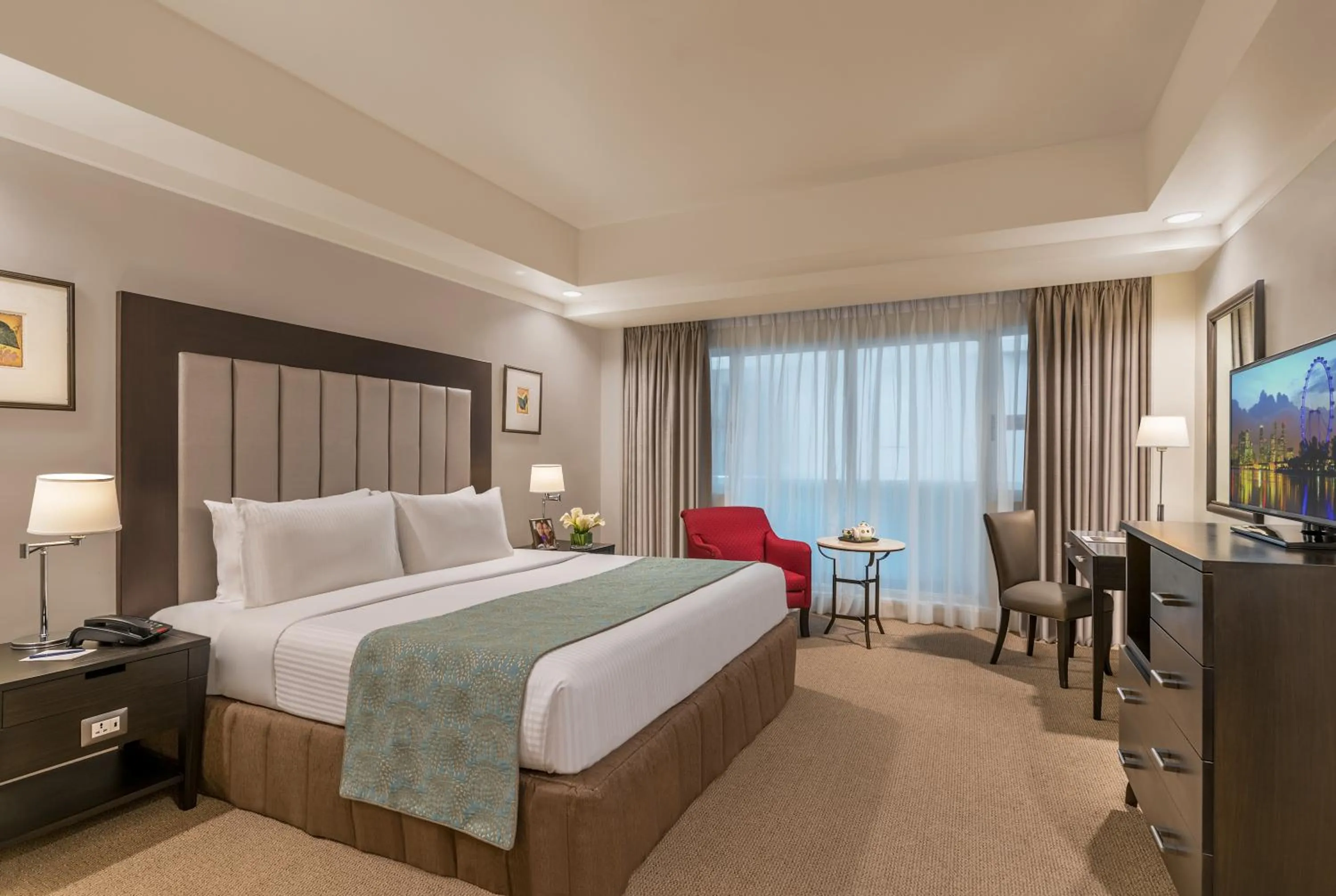 Bedroom, Bed in Somerset Millennium Makati