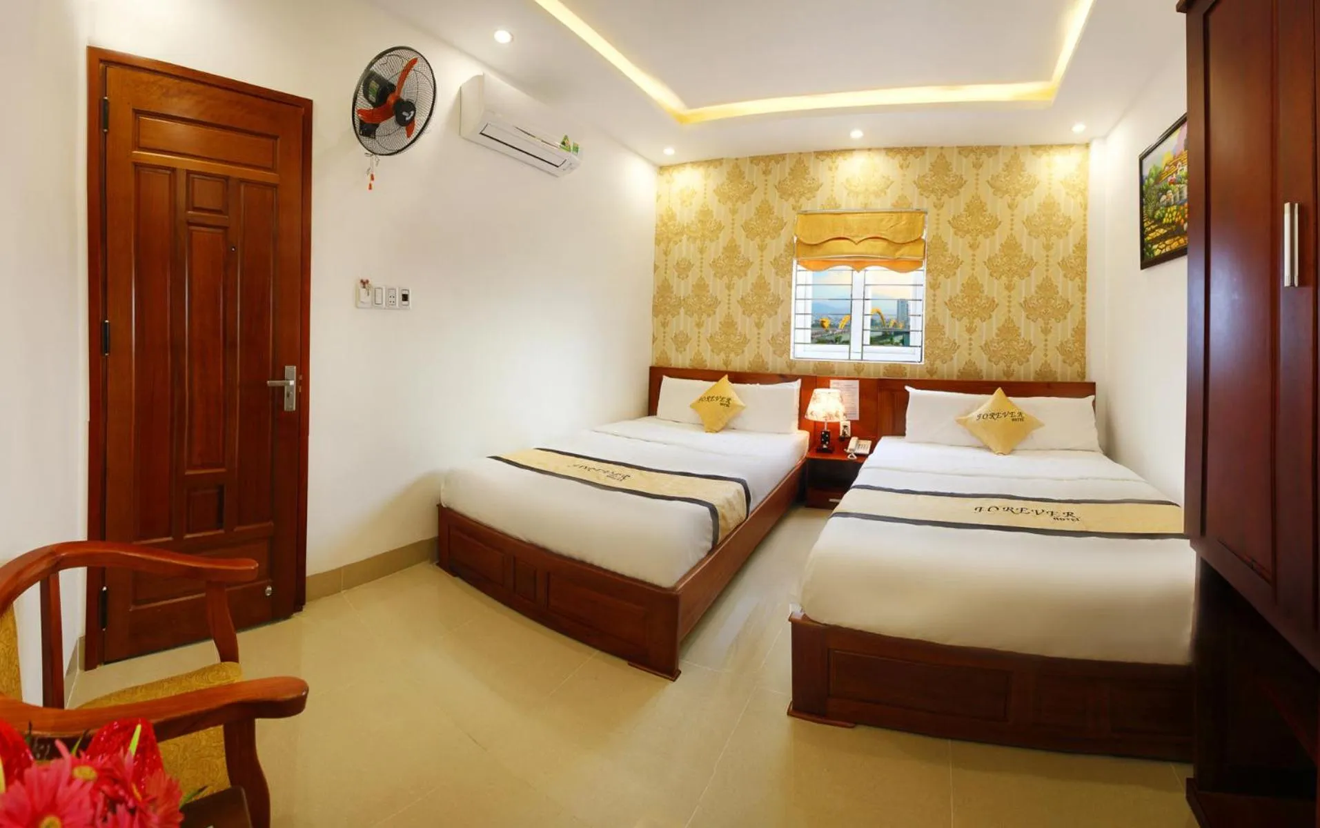 Bed in Forever Hotel