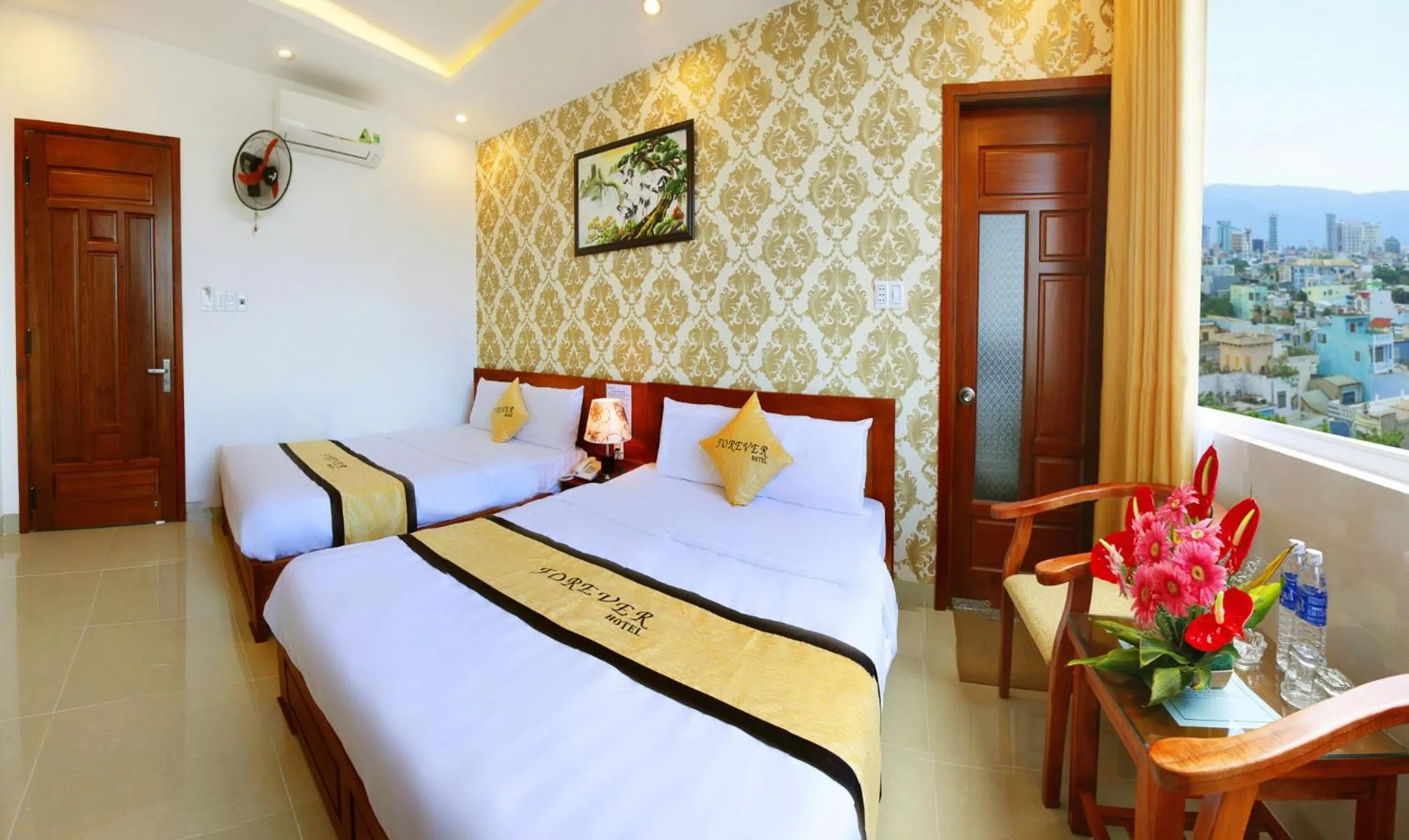 Bed in Forever Hotel