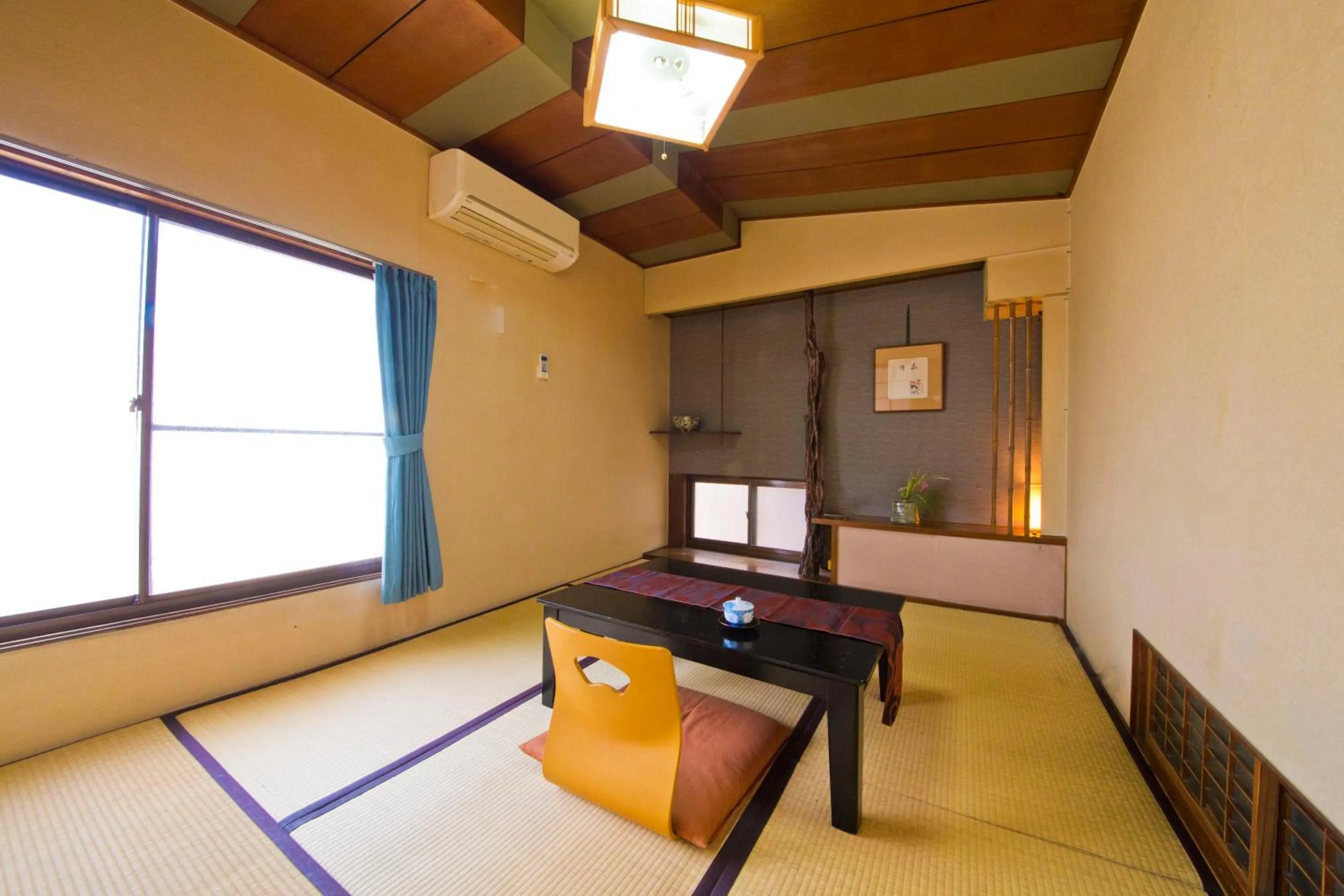 Bed in Ryokan Seifuso
