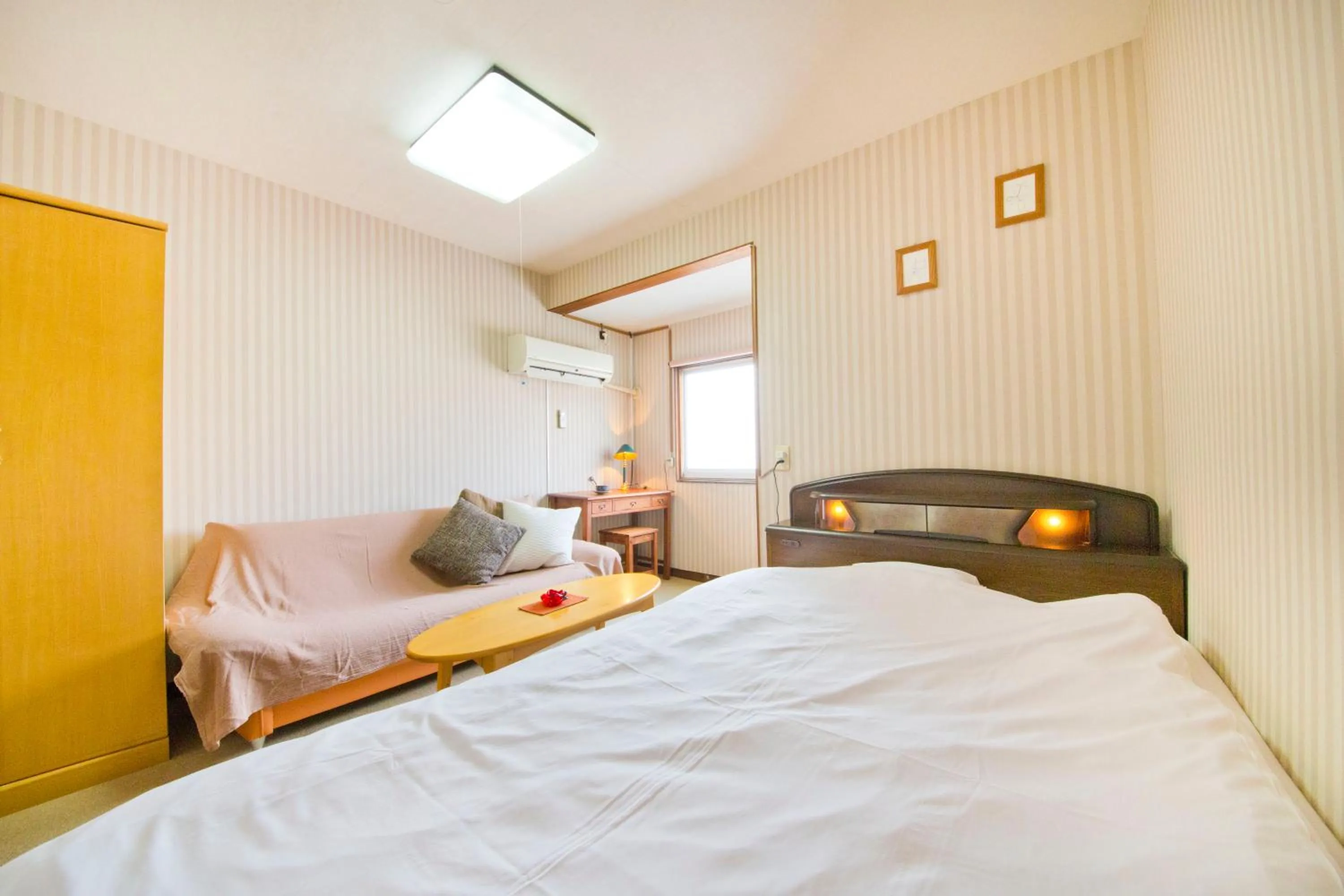 Bed in Ryokan Seifuso