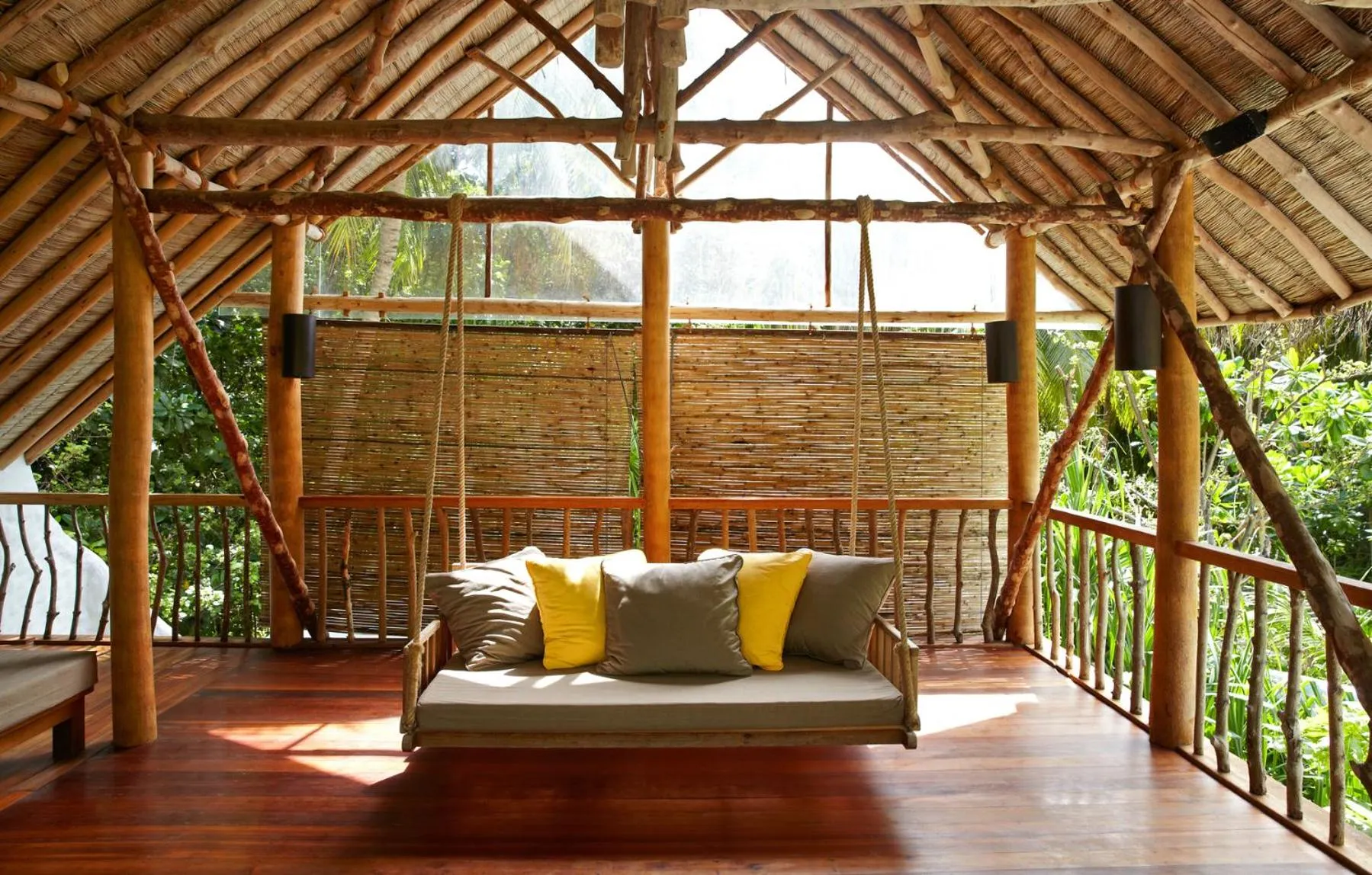 Seating area in Soneva Fushi