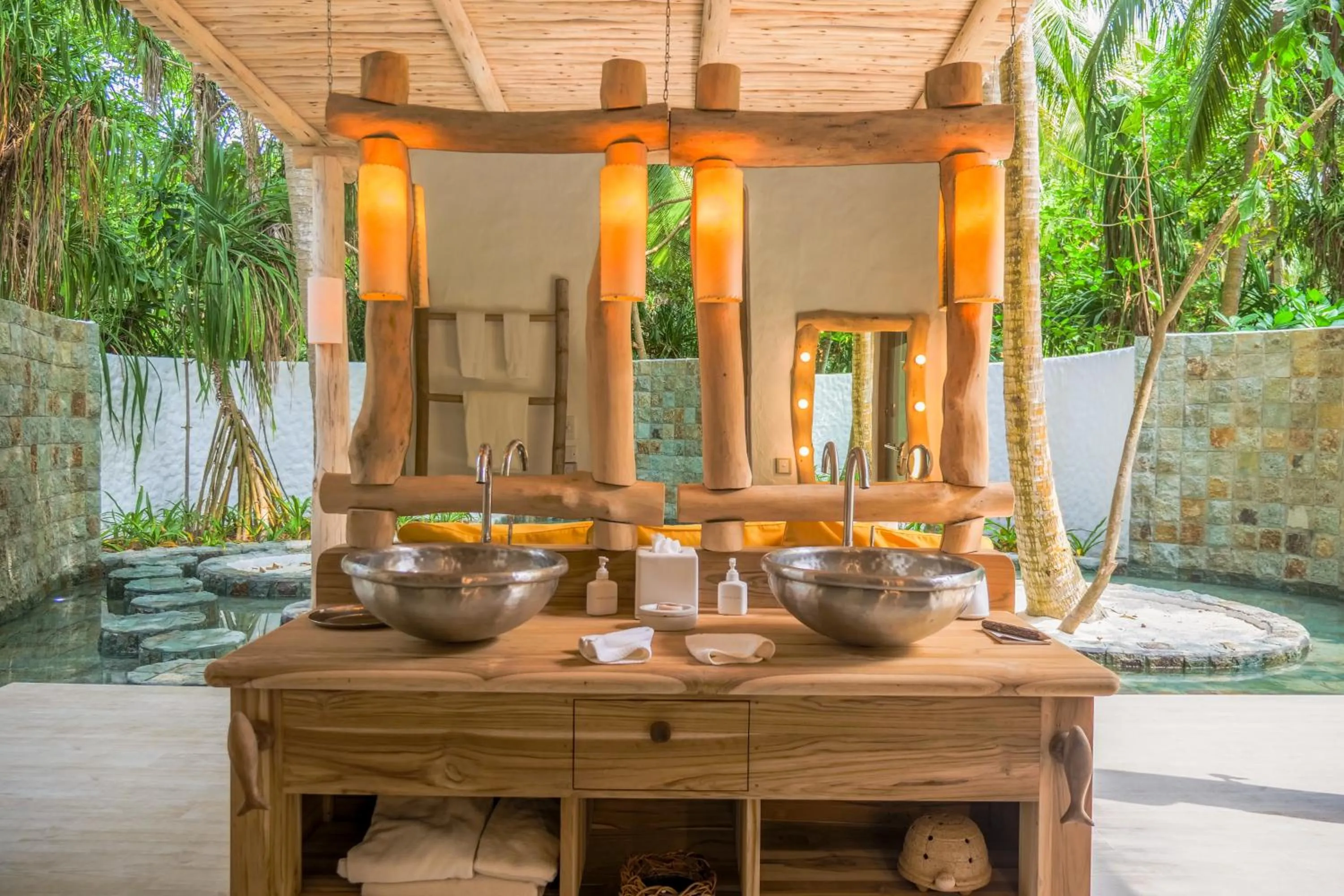 Bathroom in Soneva Fushi