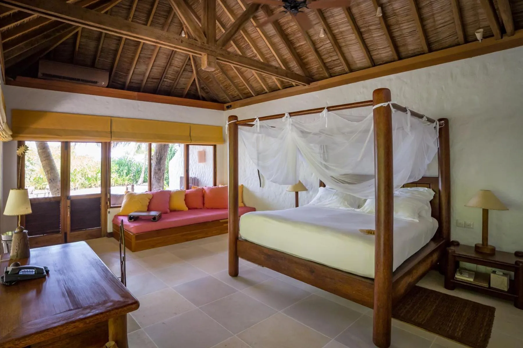 Bedroom, Bed in Soneva Fushi
