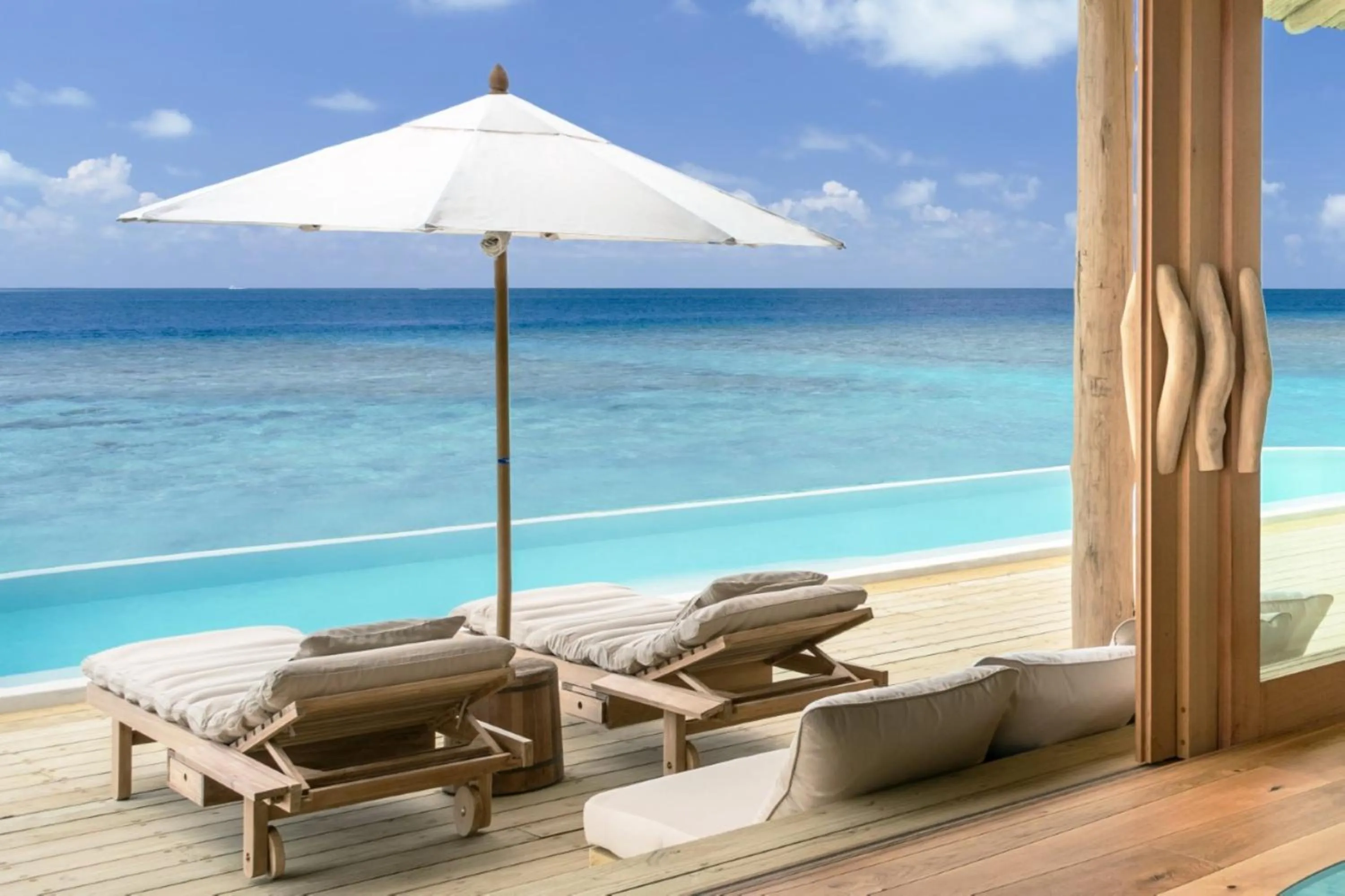 Beach in Soneva Fushi