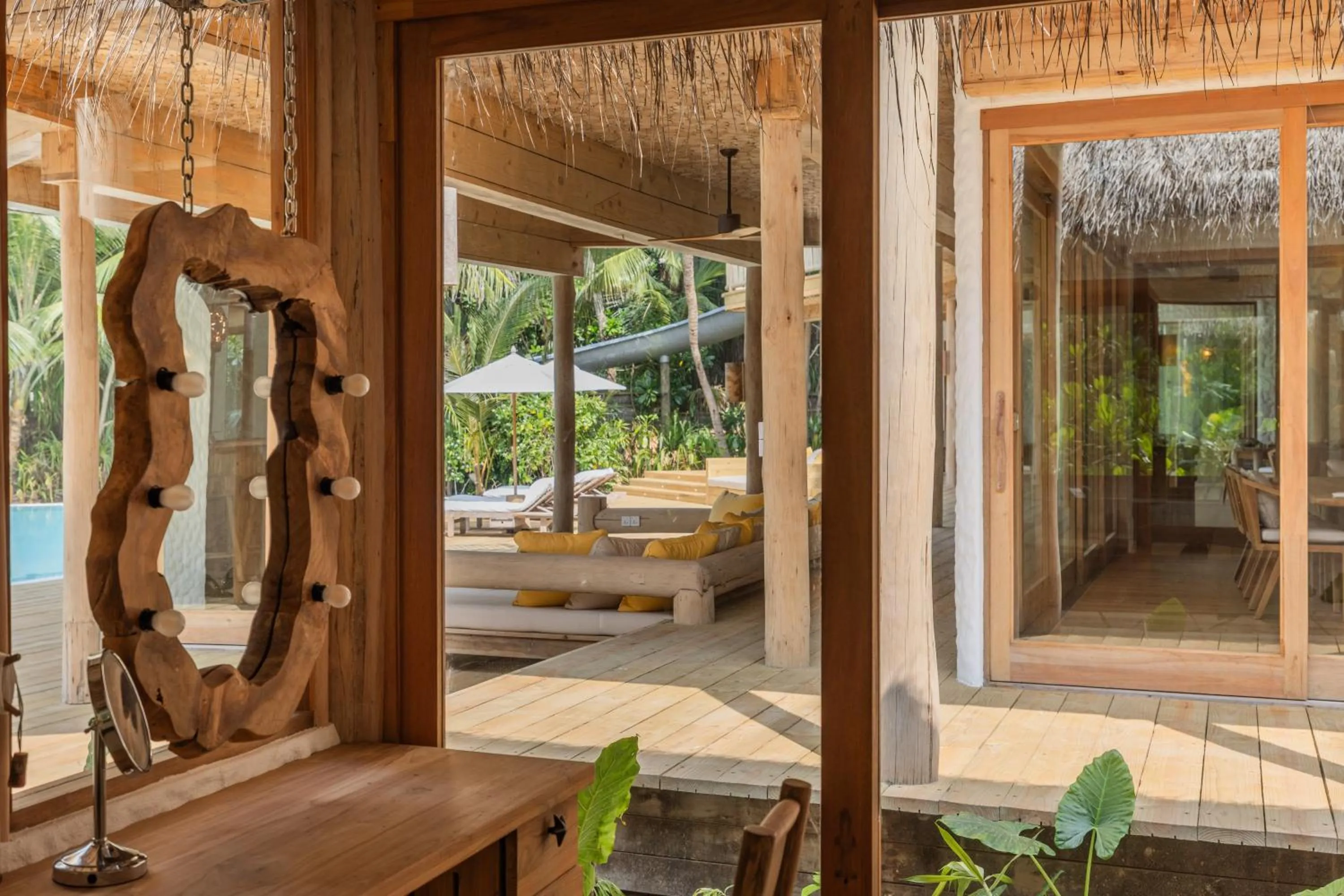 Patio in Soneva Fushi