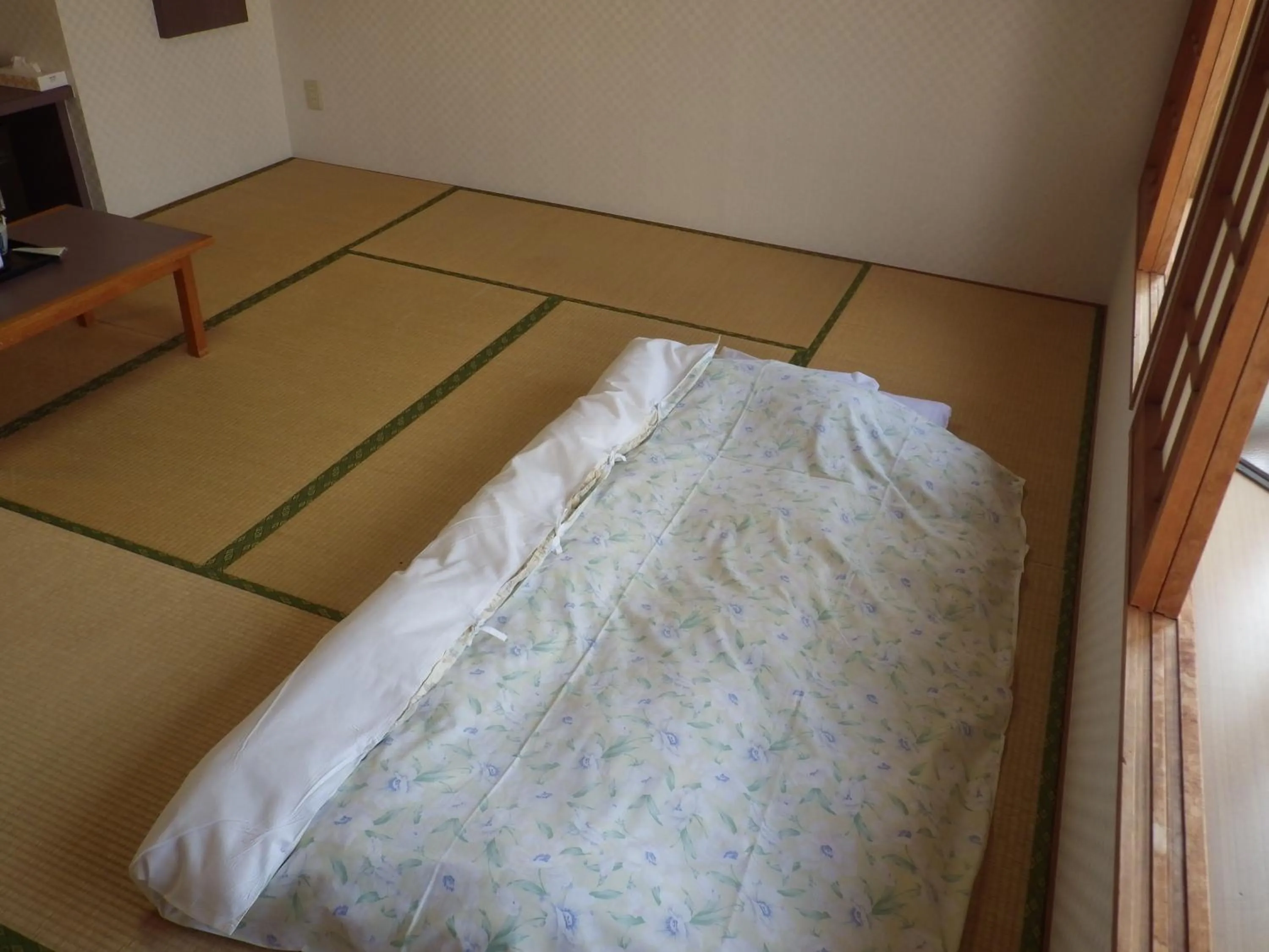 Photo of the whole room, Bed in Uokagi Ryokan