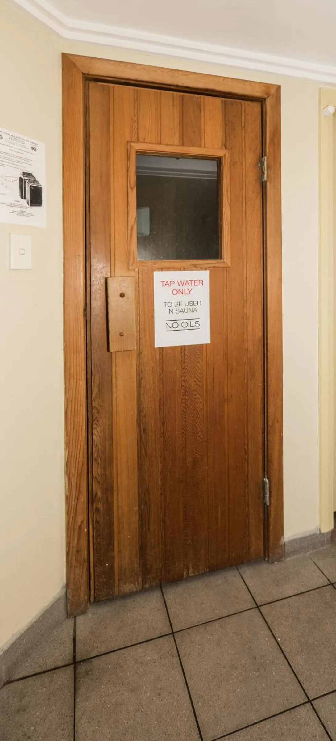 Sauna in Fiori Apartments