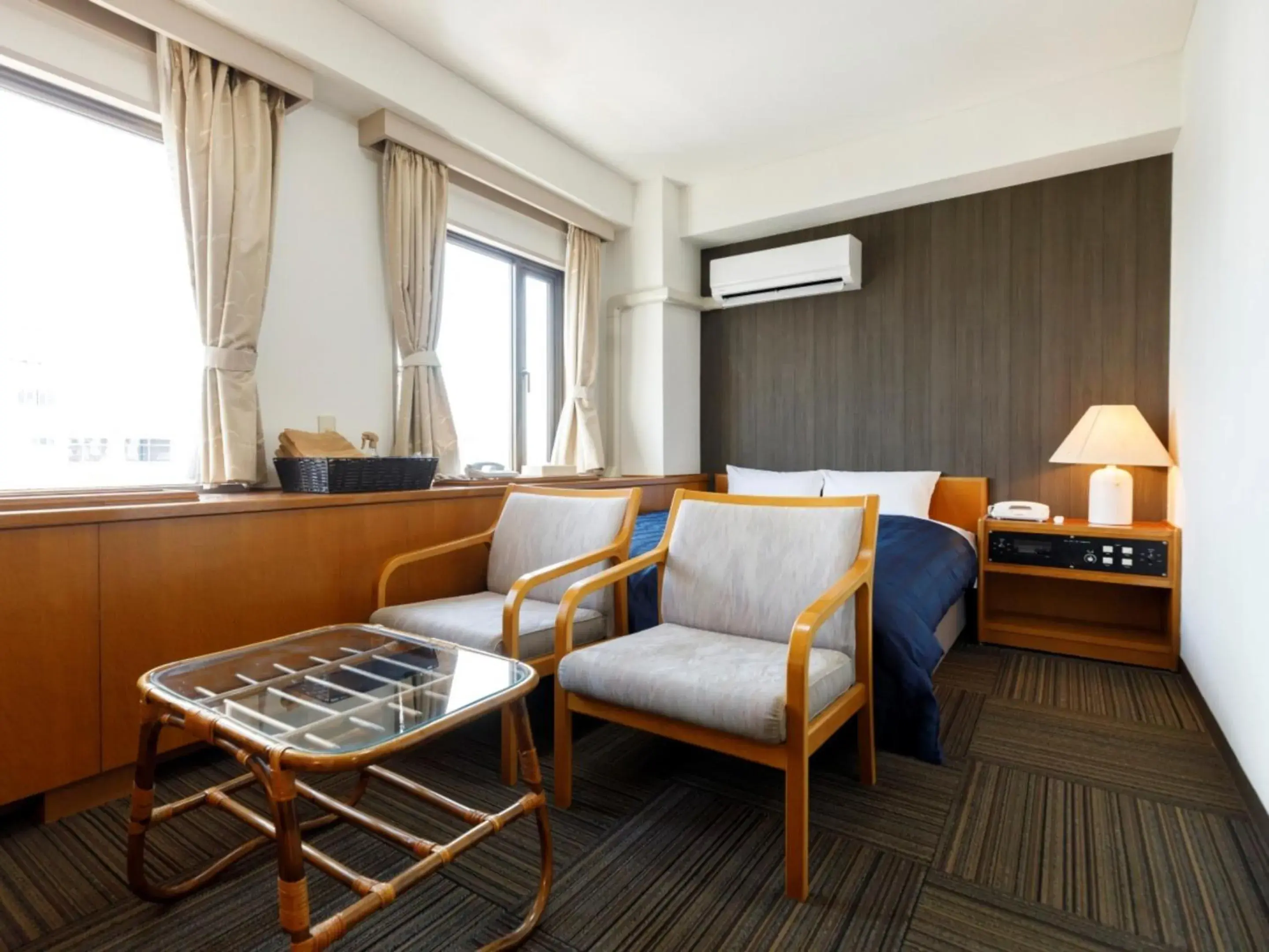 Bed in Miyazaki Lions Hotel Bed in Miyazaki Lions Hotel