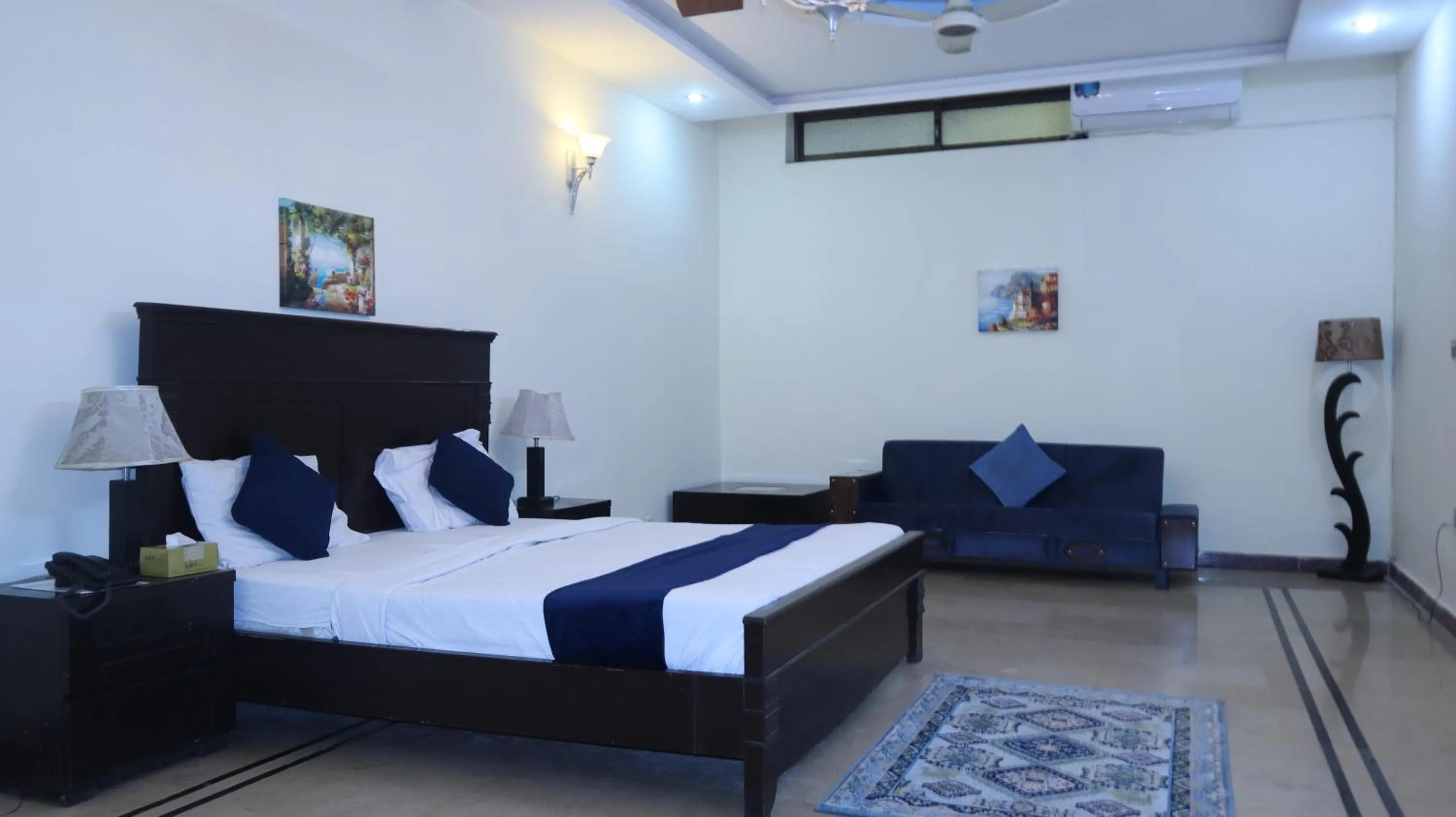 Bed in Serene Residence