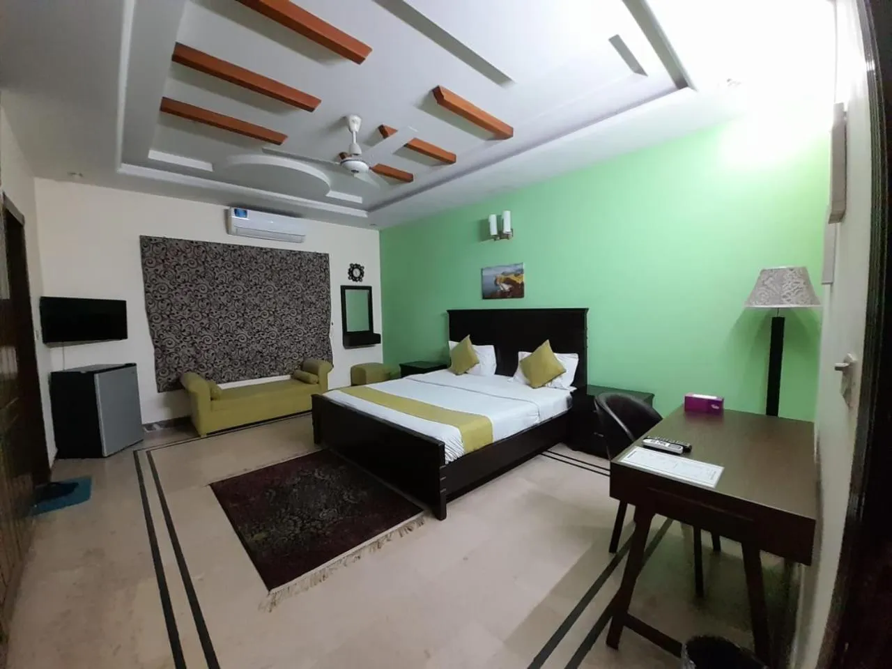 Bed in Serene Residence