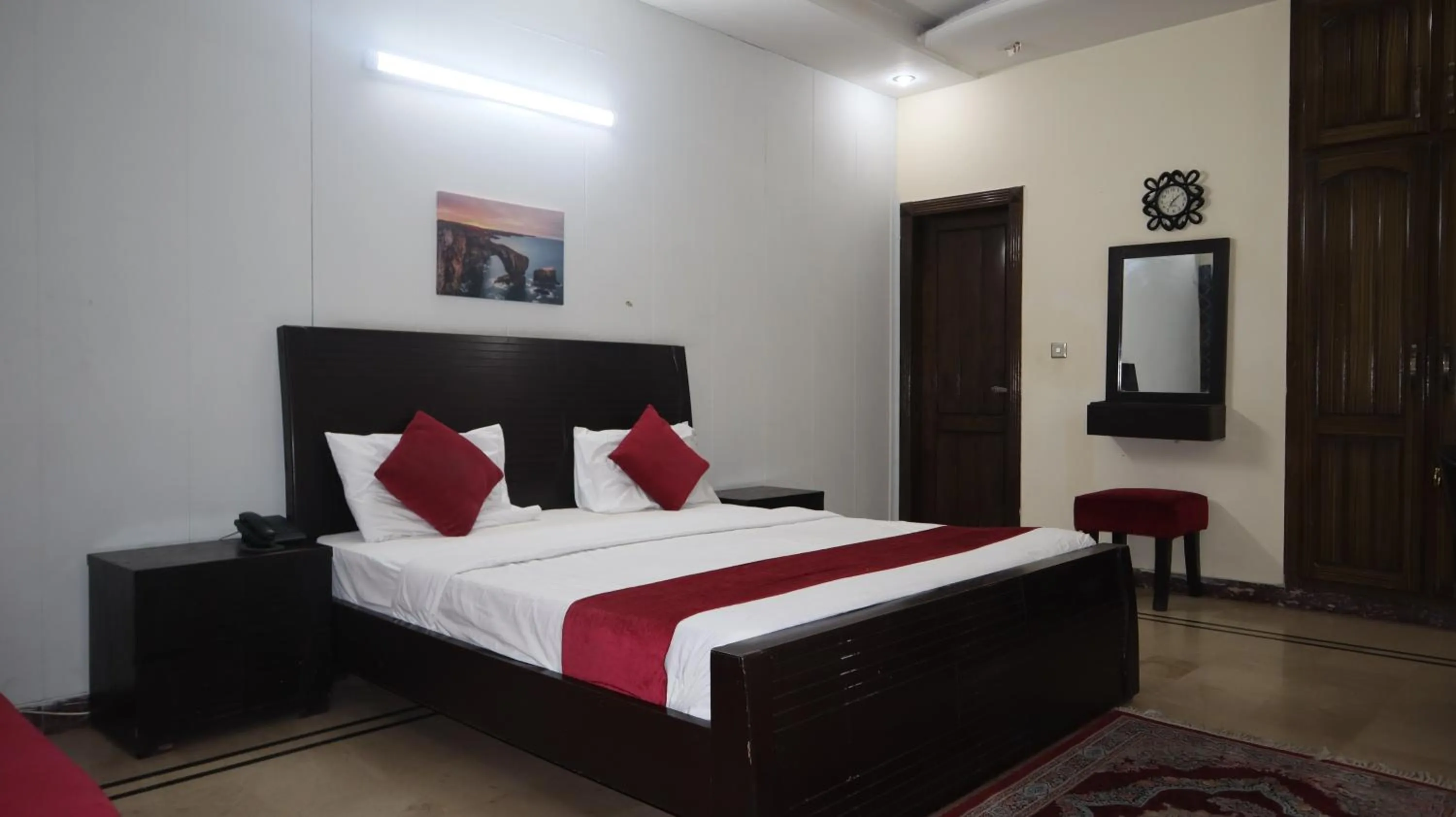 Bed in Serene Residence