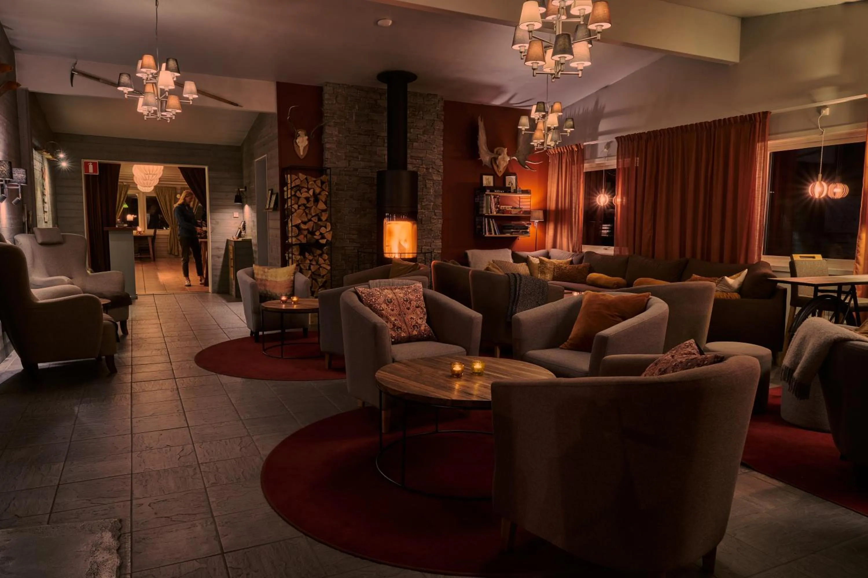 Property building in Abisko Mountain Lodge