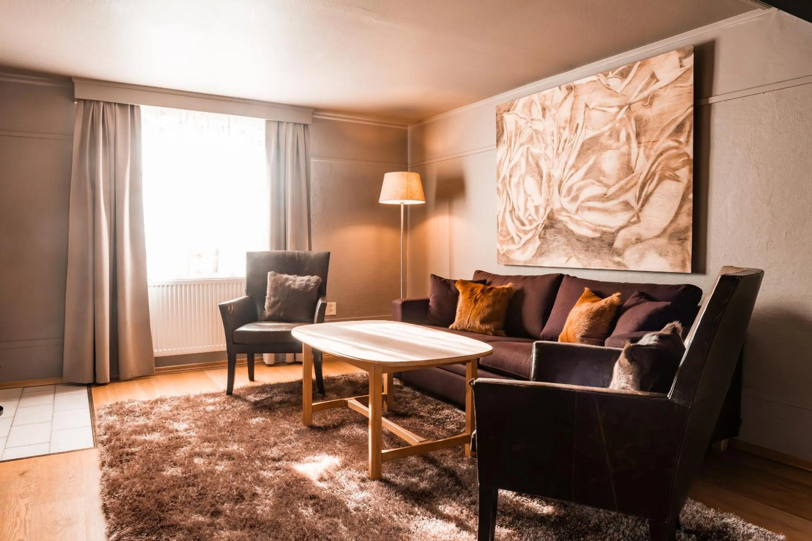 Living room in Sundvolden Hotel