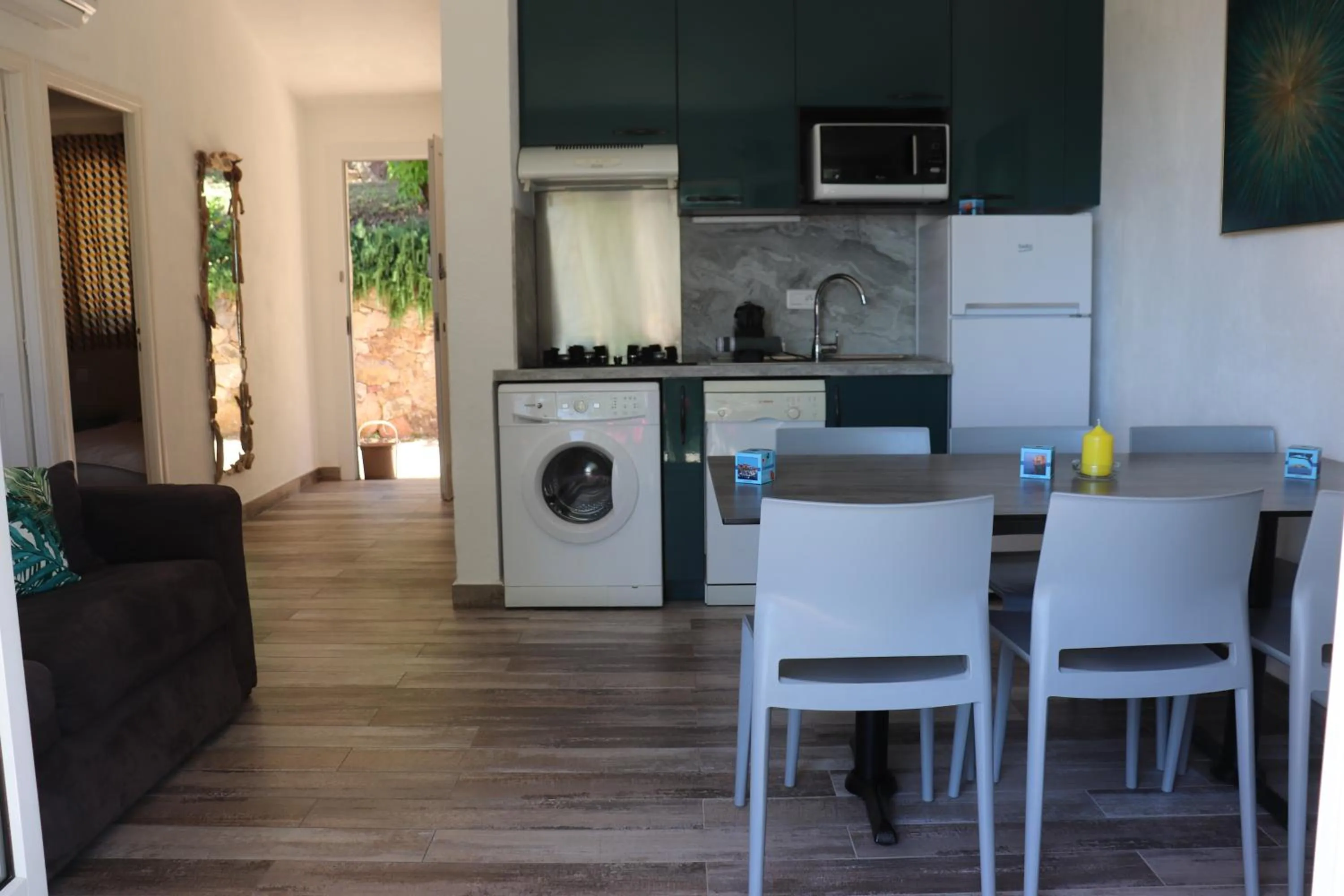 Kitchen or kitchenette in Résidence U Pirellu