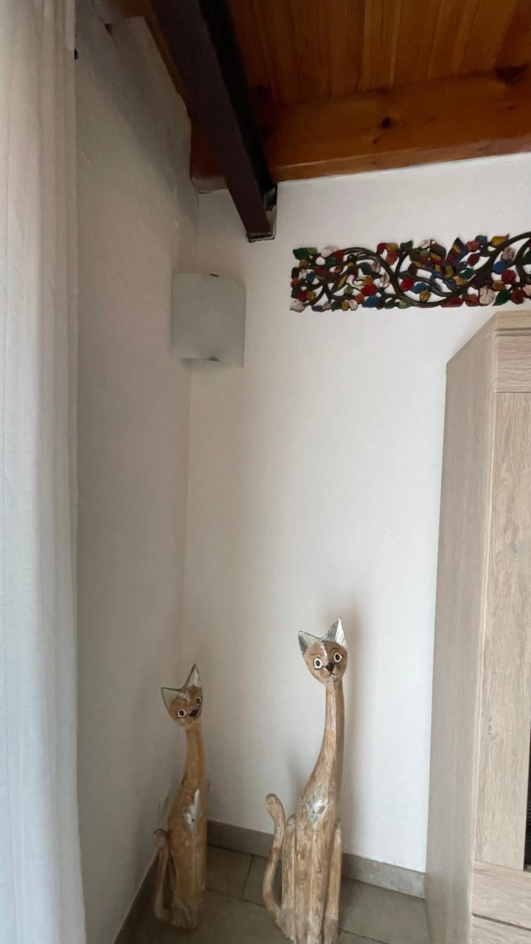 Decorative detail in Résidence U Pirellu