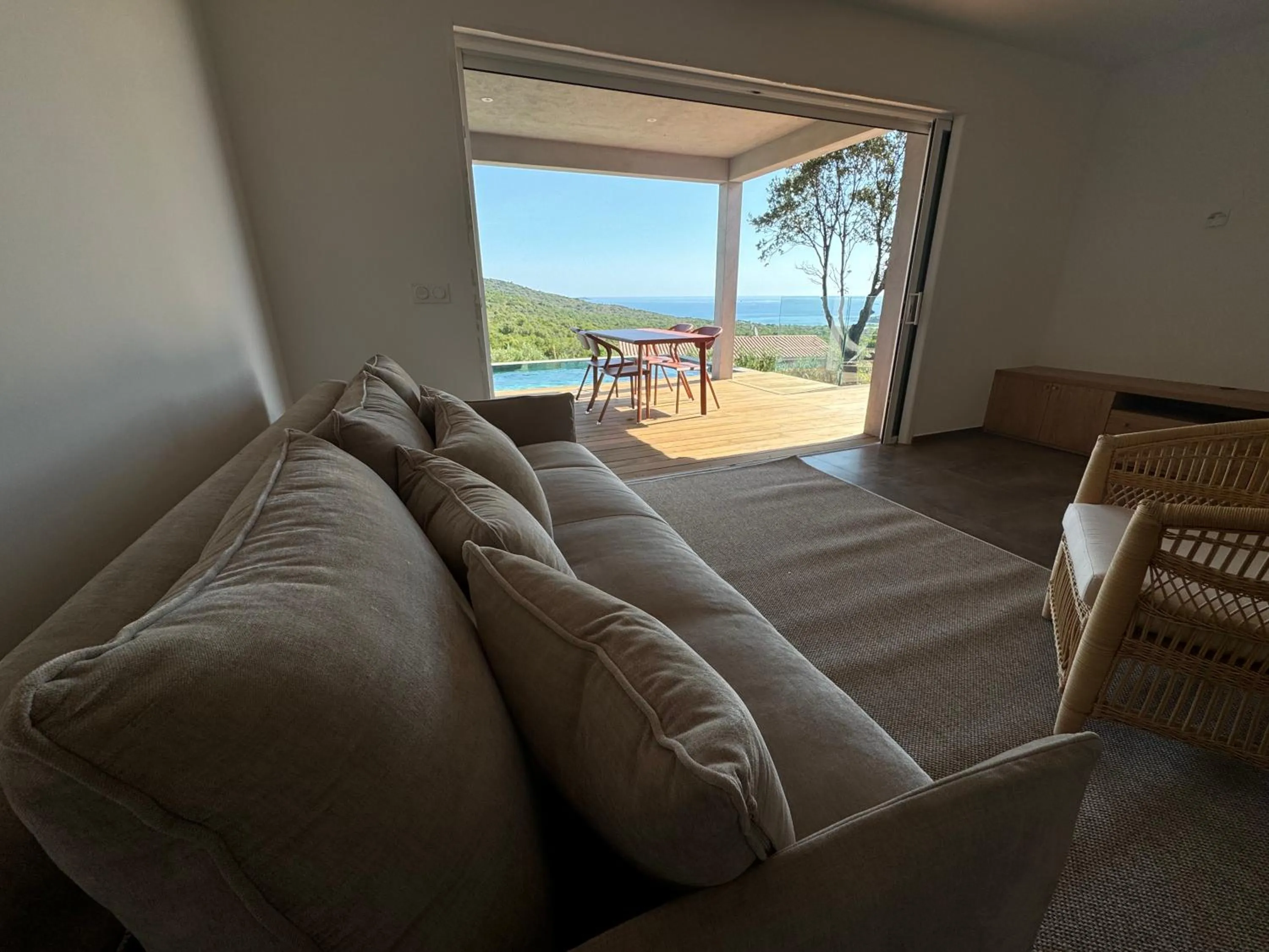 Living room in Résidence U Pirellu