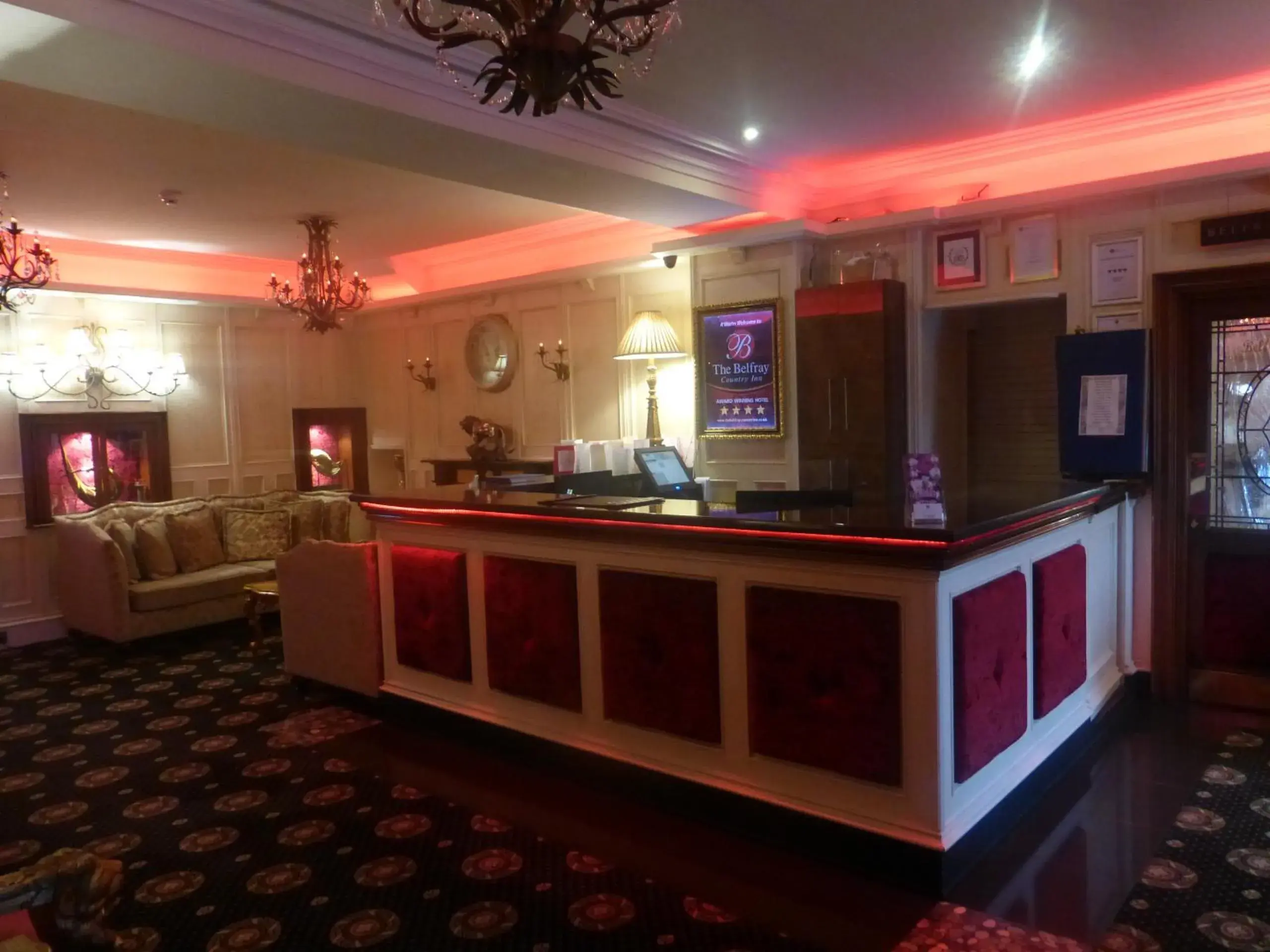 Lobby or reception, Lounge/Bar in The Belfray Country Inn