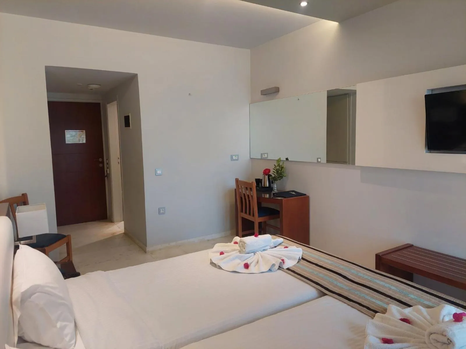 Bedroom, Bed in Eleftheria Hotel