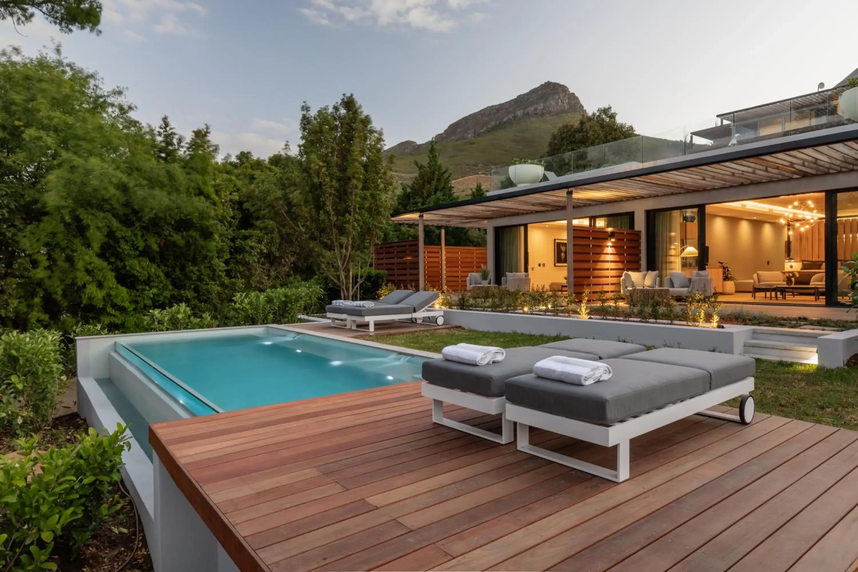 Pool view in Clouds Estate Pool view in Clouds Estate