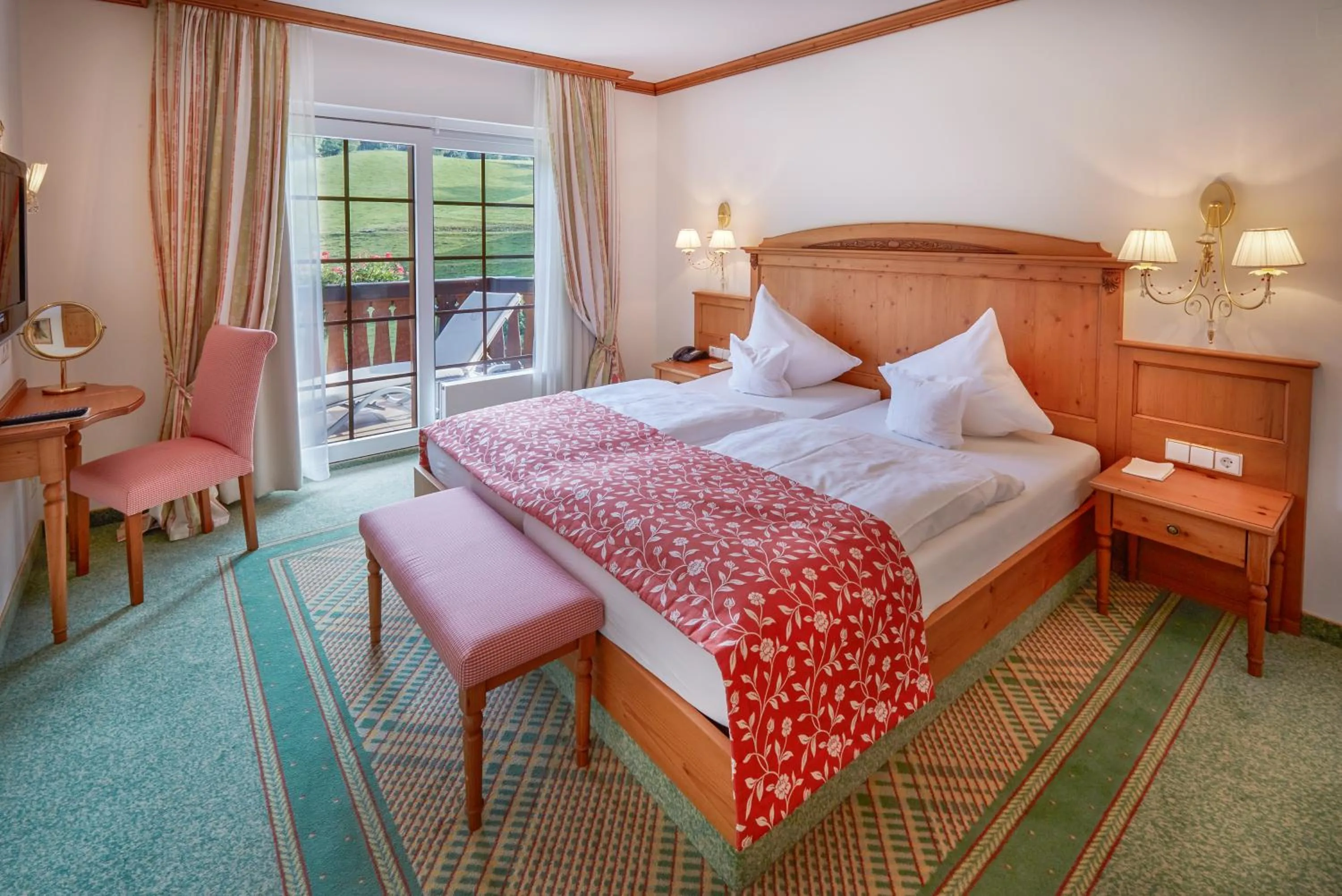 Bedroom, Bed in Hotel Kesslermühle