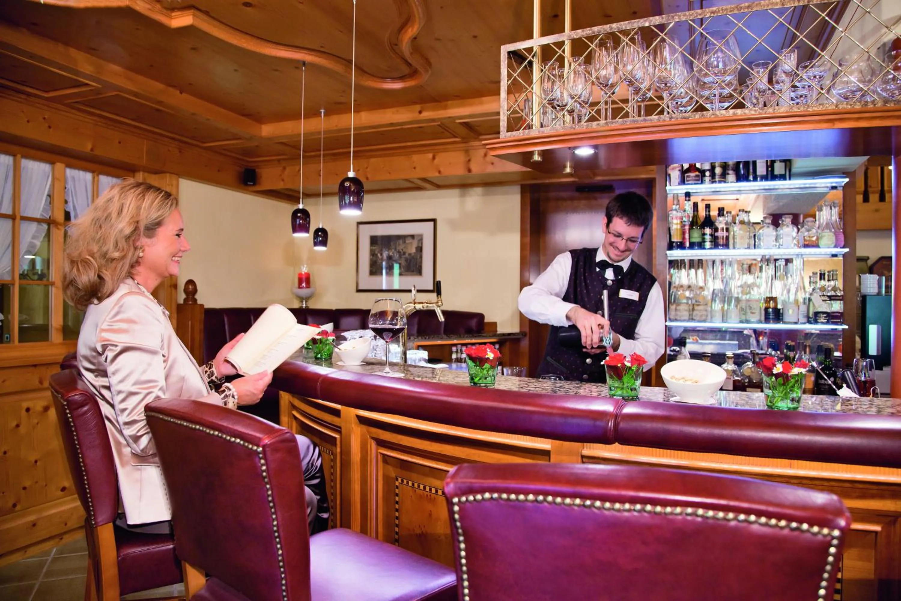 Lounge or bar in Hotel Kesslermühle