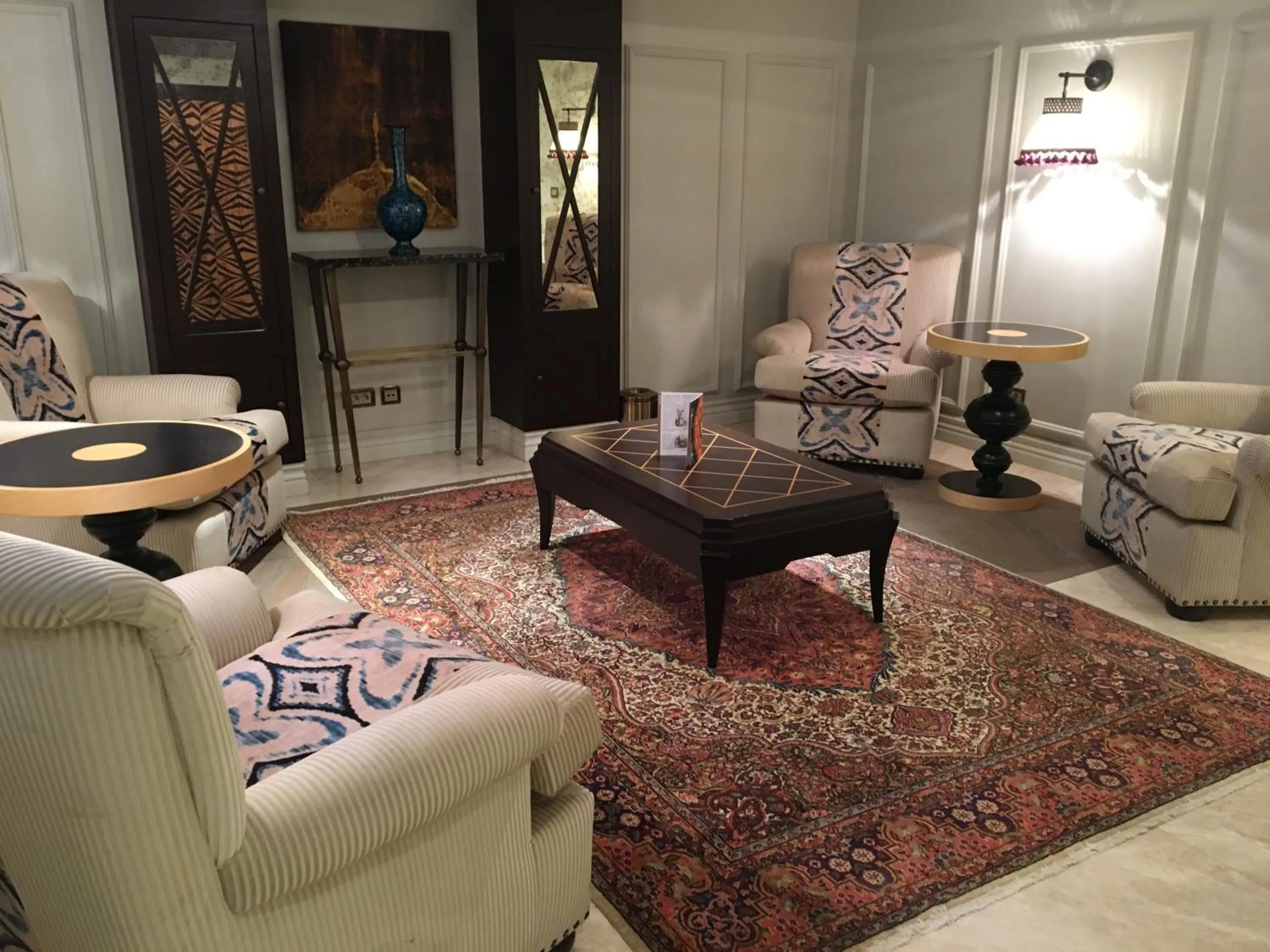 Seating area in Hagia Sofia Mansions Istanbul, Curio Collection by Hilton