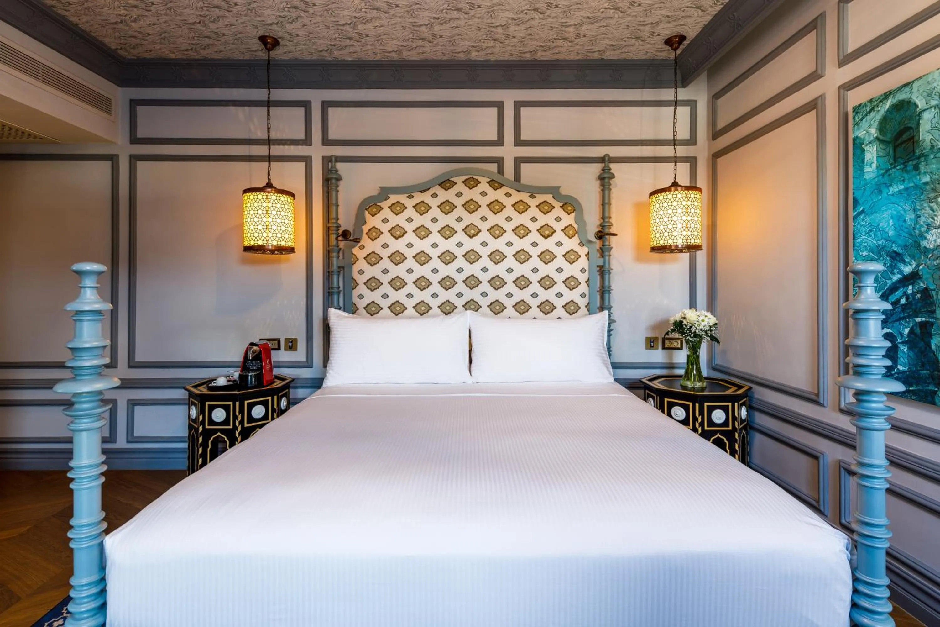 Bedroom, Bed in Hagia Sofia Mansions Istanbul, Curio Collection by Hilton