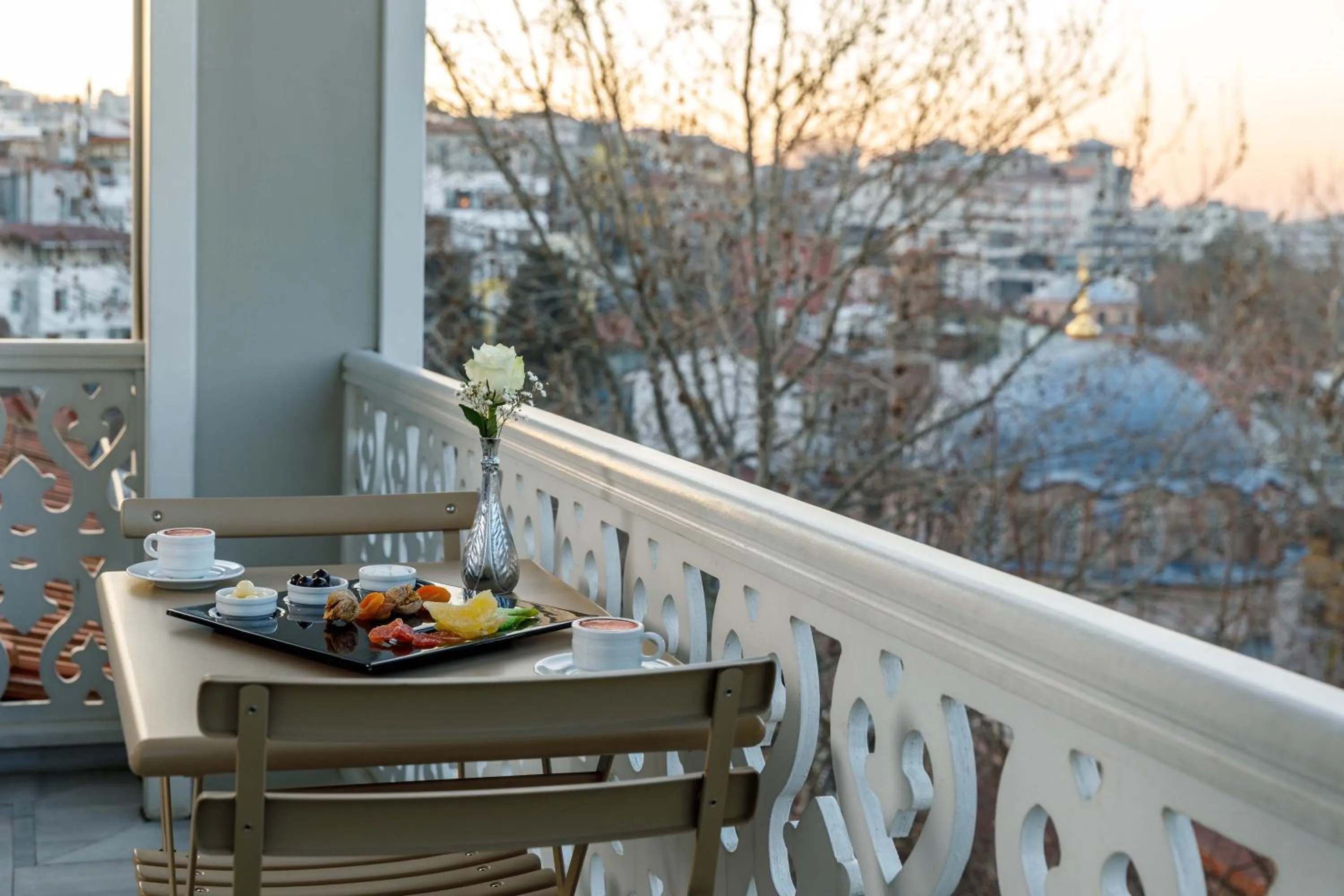 Balcony/Terrace in Hagia Sofia Mansions Istanbul, Curio Collection by Hilton
