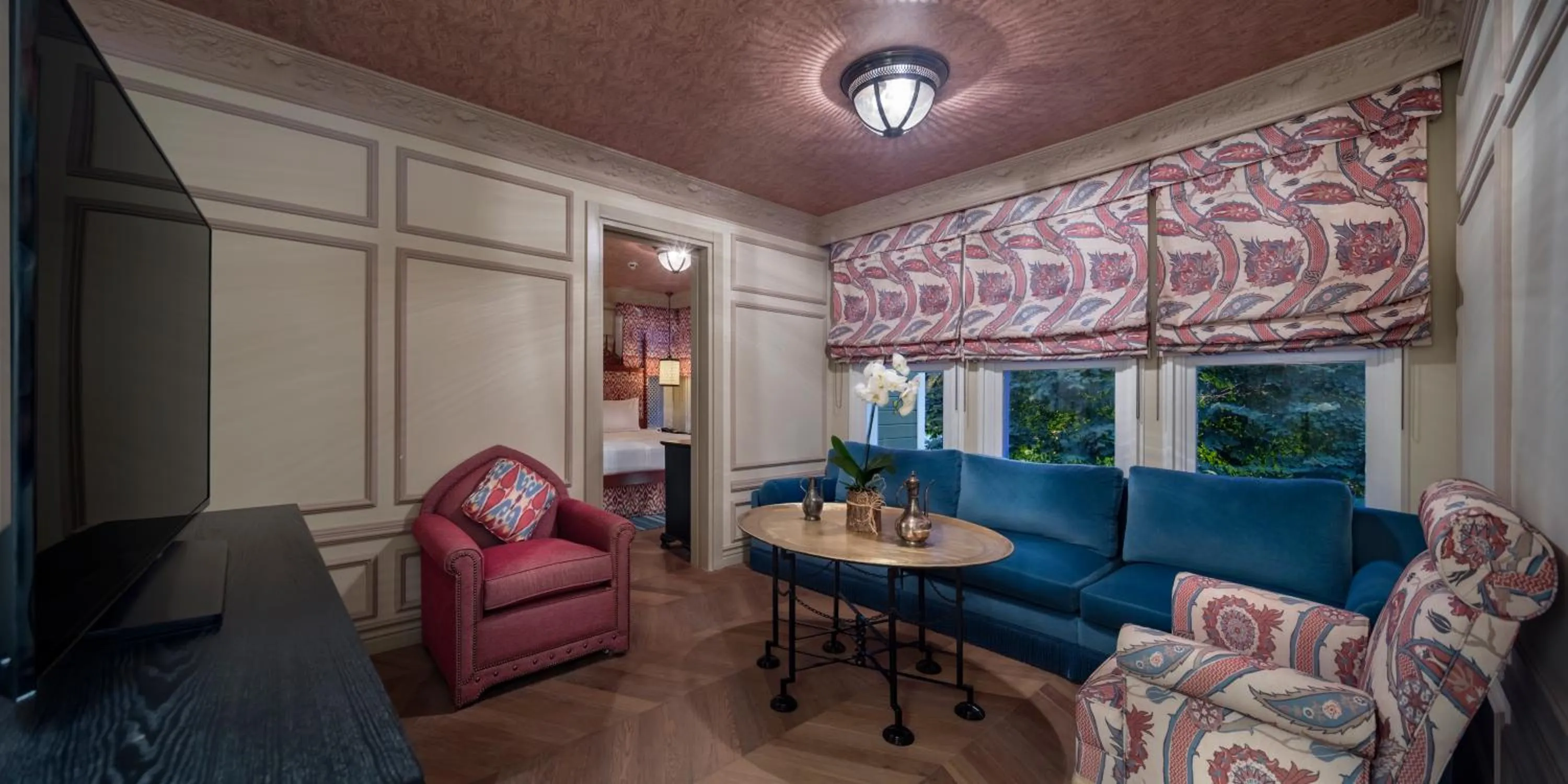 Living room in Hagia Sofia Mansions Istanbul, Curio Collection by Hilton