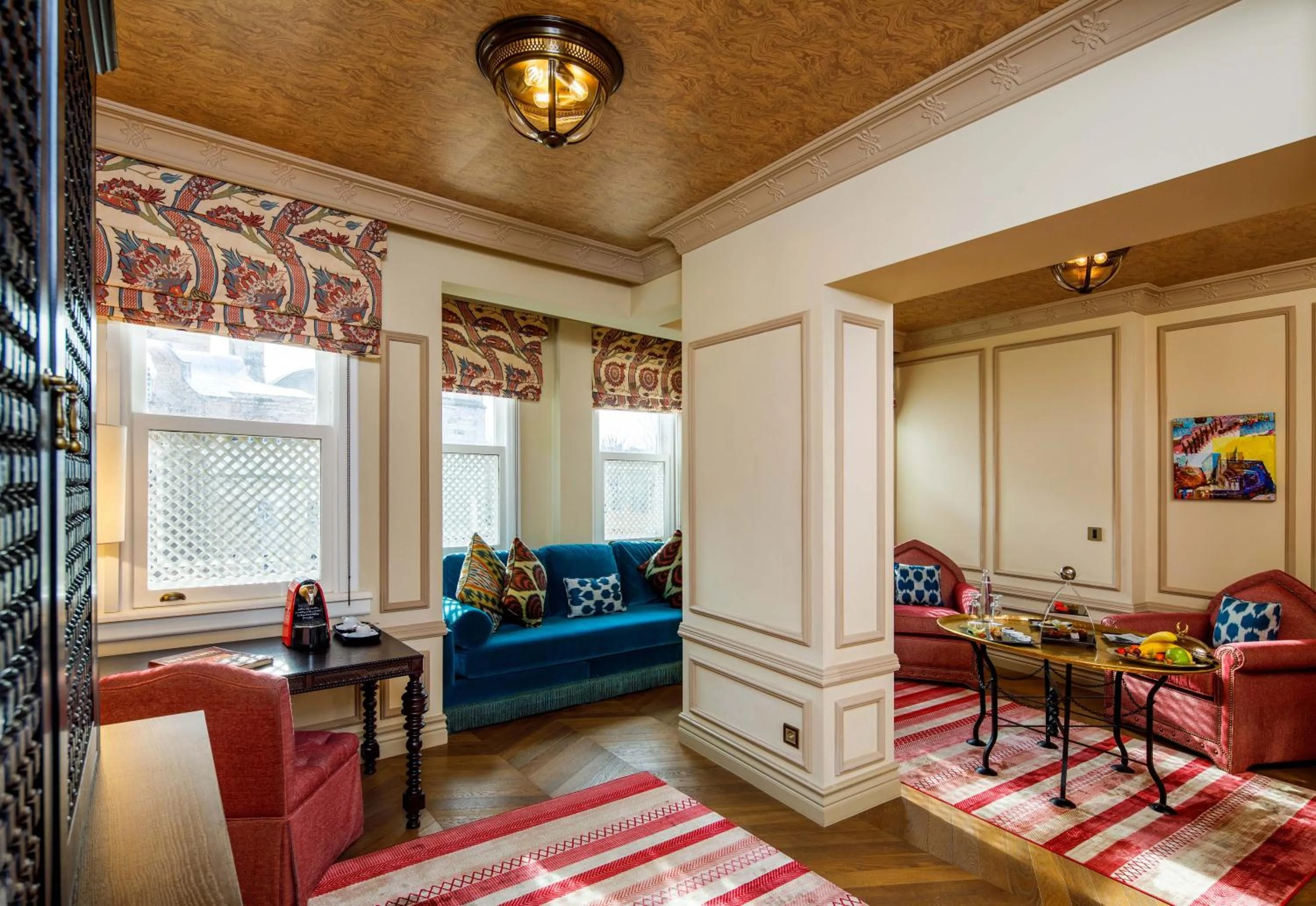 Living room in Hagia Sofia Mansions Istanbul, Curio Collection by Hilton