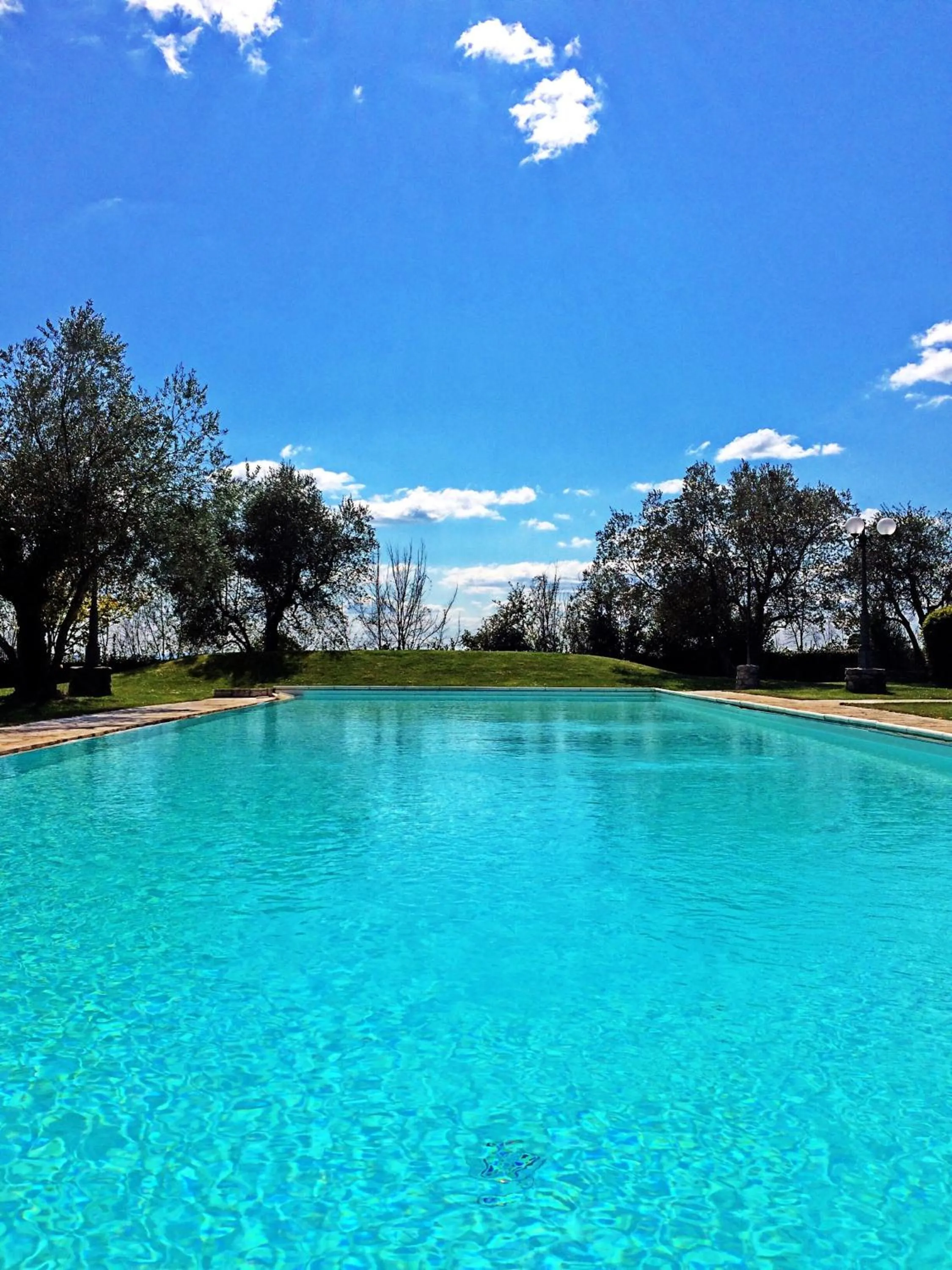 Pool view in Agriturismo Podere Casato