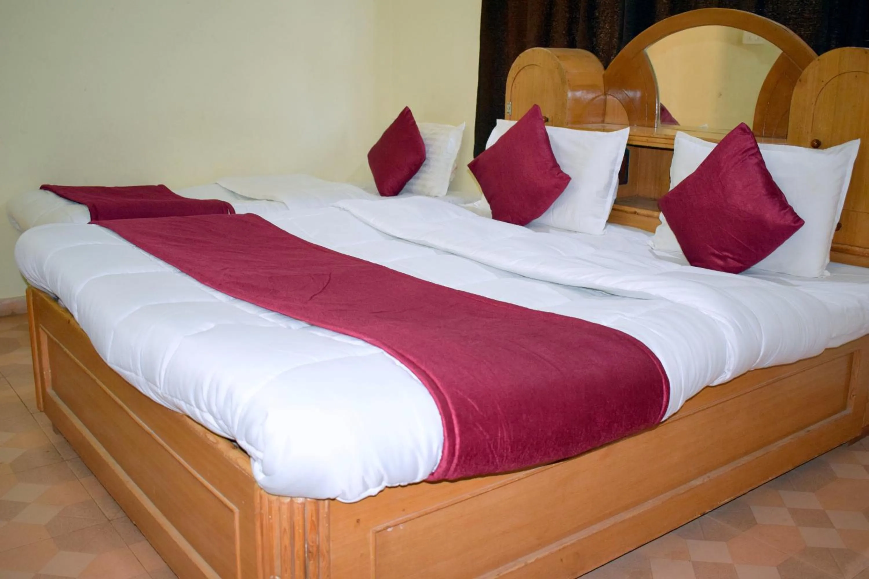 Bed in Manas Homestay by Sky Stays